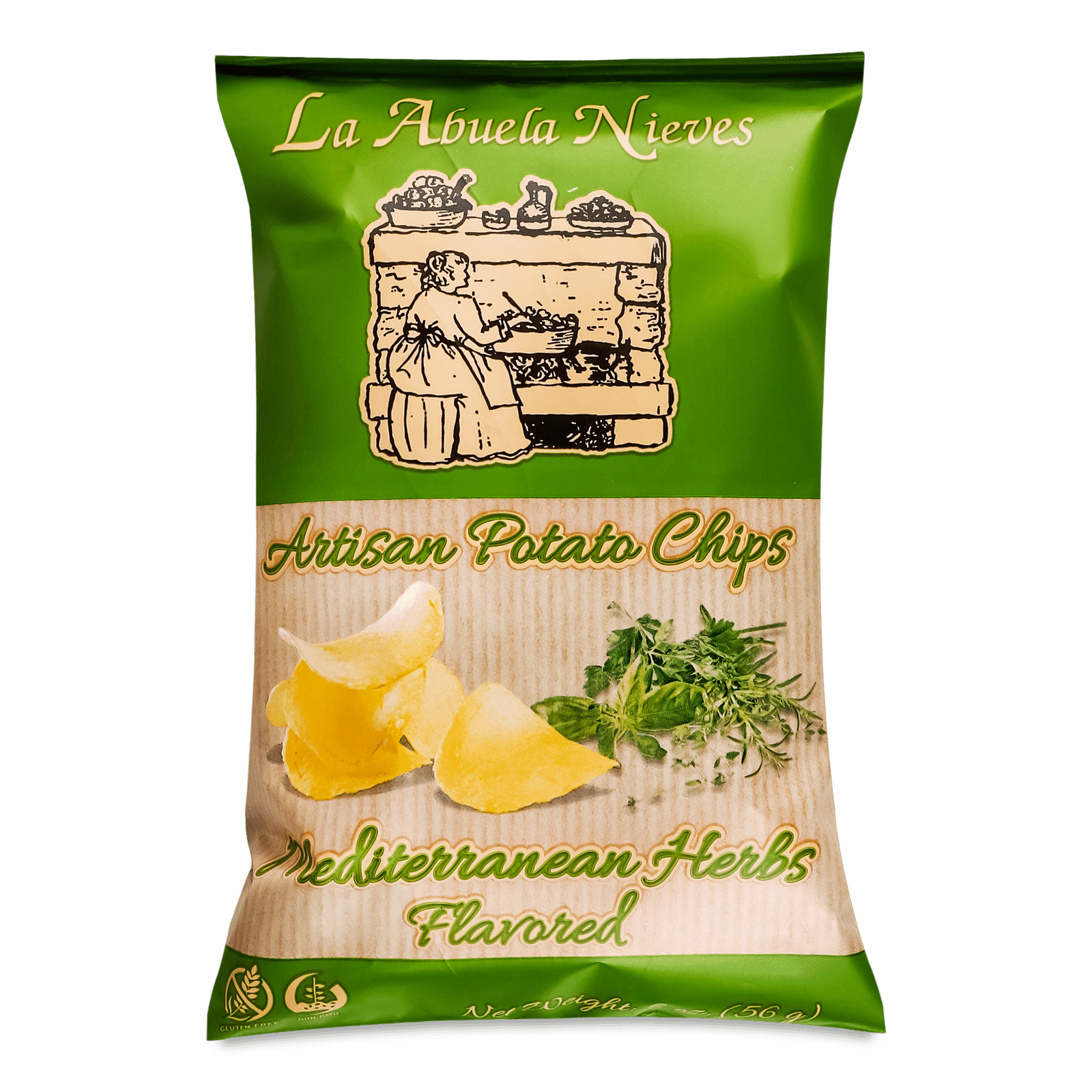 Чипси La Abuela Nieves зі смаком середземноморських трав - 1