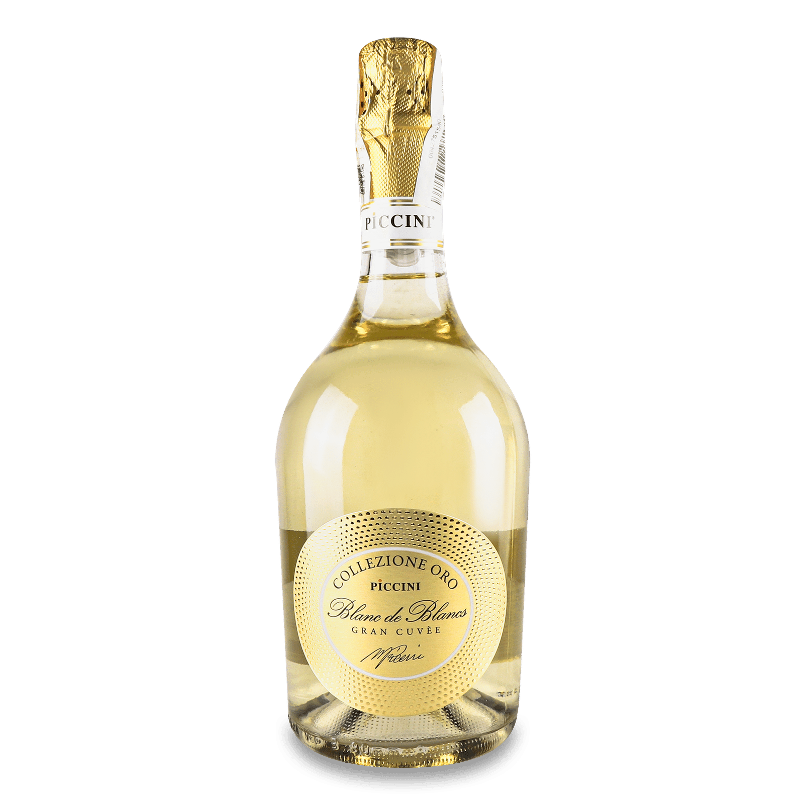 Вино ігристе Piccini Collezione Oro Blanc De Blanc GC - 1