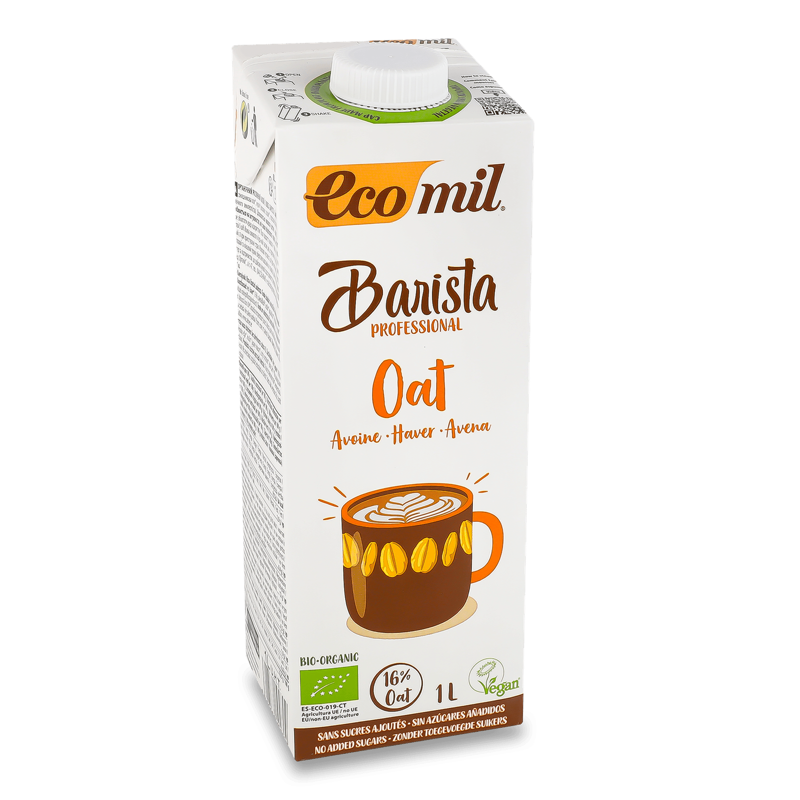 Напій Ecomil «Бариста» з вівса органічний - 1