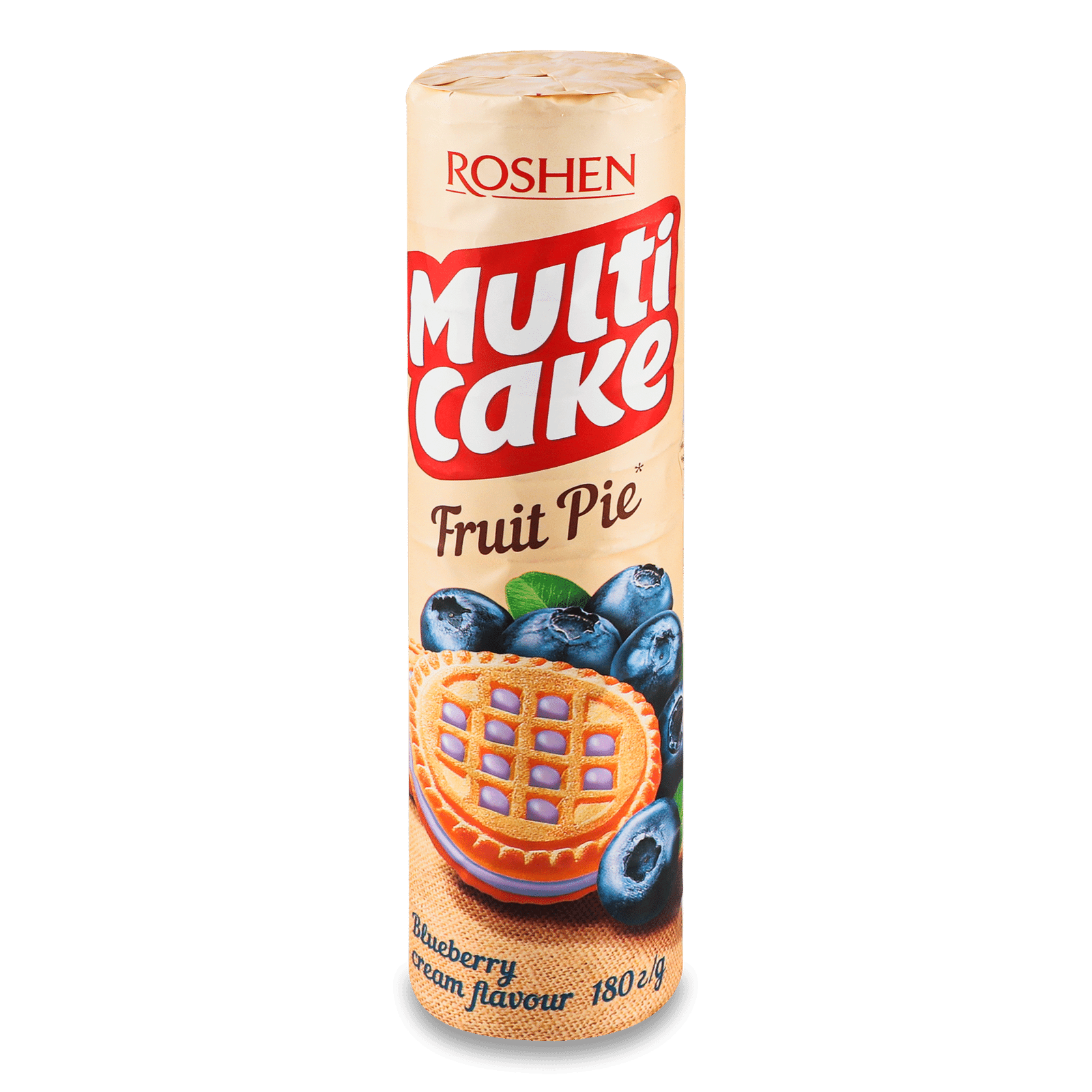 Печиво Roshen Multicake Fruit Pie чорниця-крем - 1