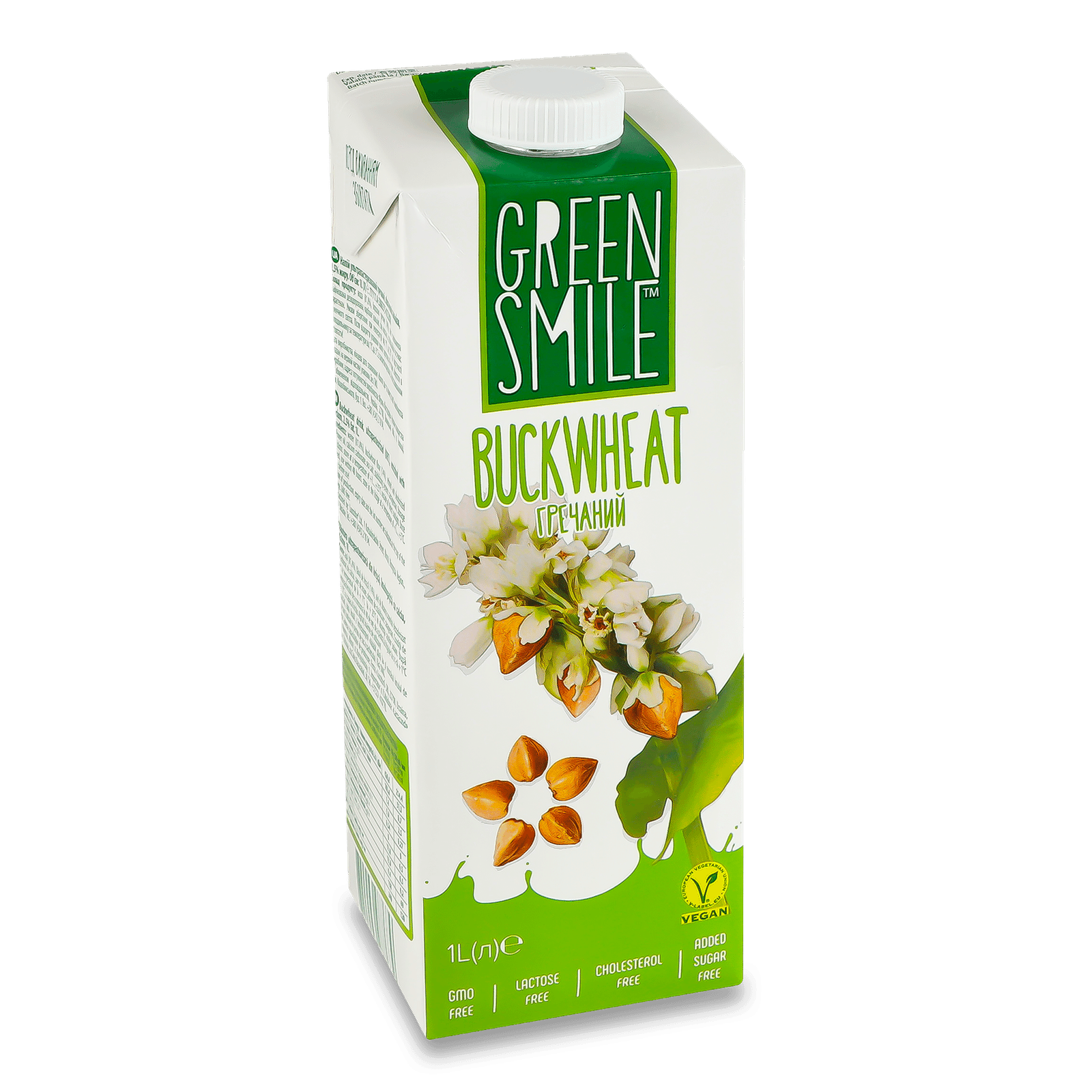 Напій ультрапастеризований Green Smile Buckwheat гречаний 2,5% - 1