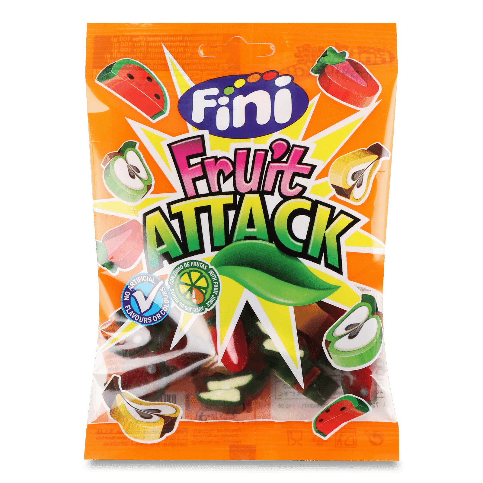 Цукерки Fini Fruit Attack желейні - 1
