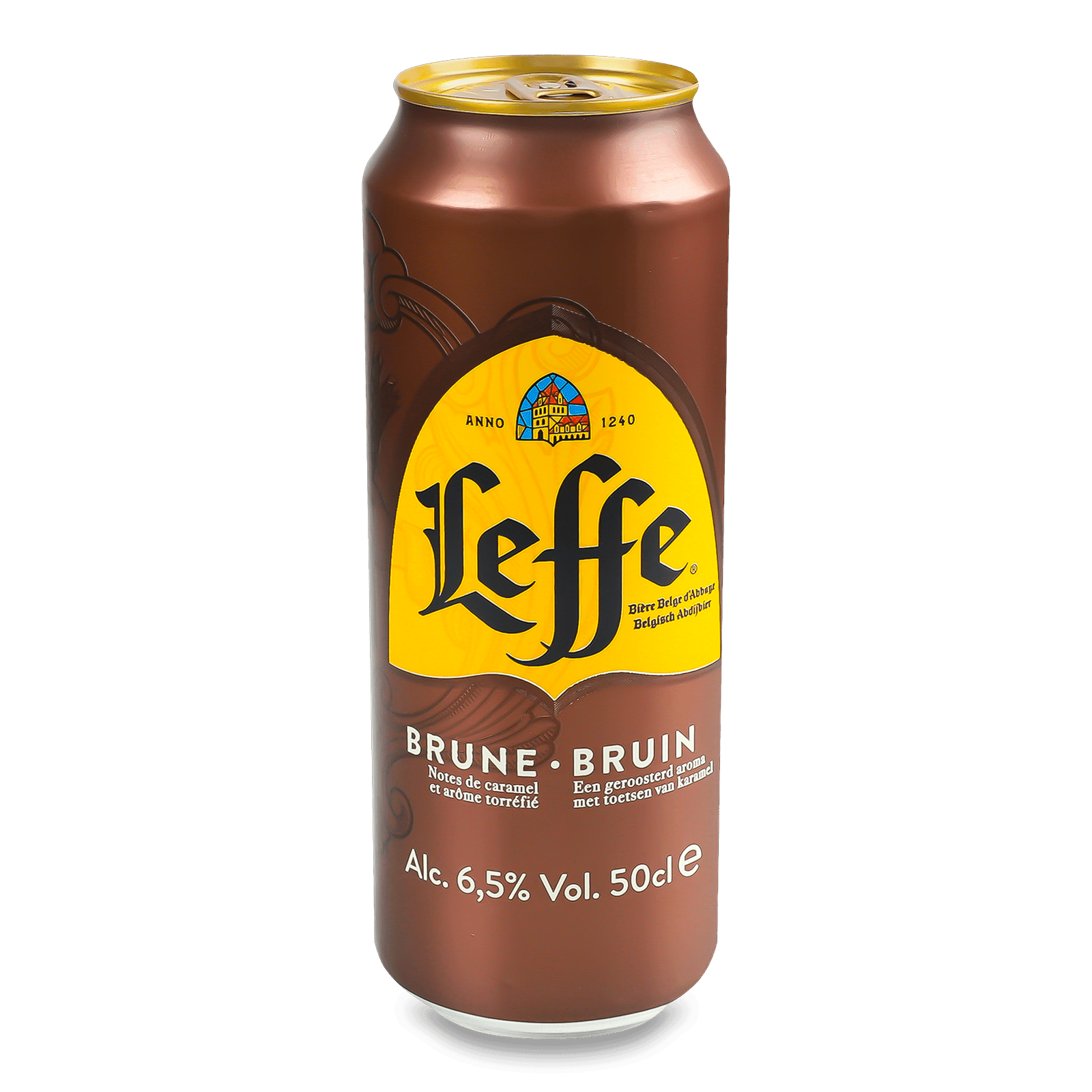 Пиво Leffe Brune з/б - 1