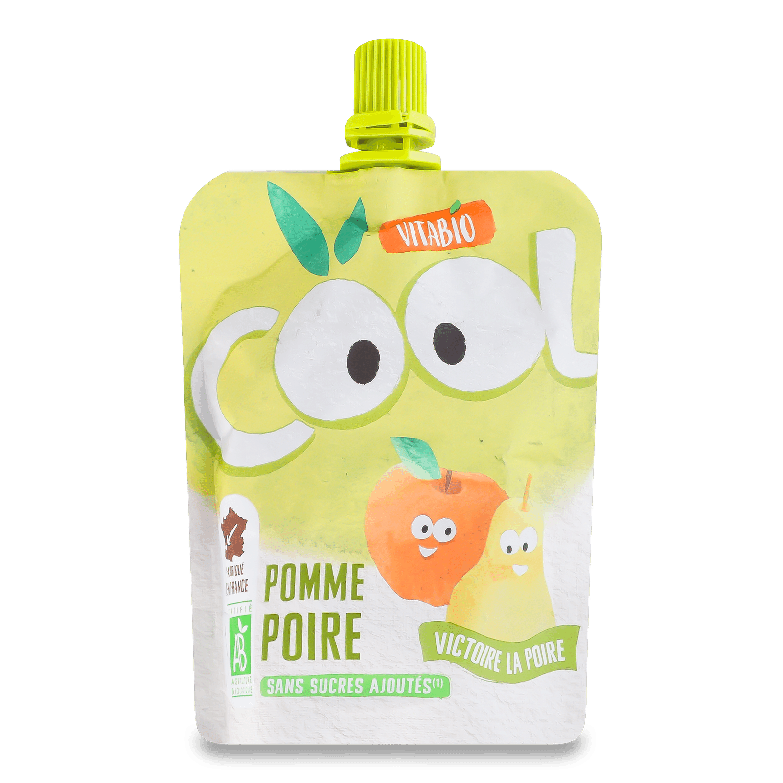 Пюре Vitabio Cool Fruits з яблуком-грушею органічне - 1