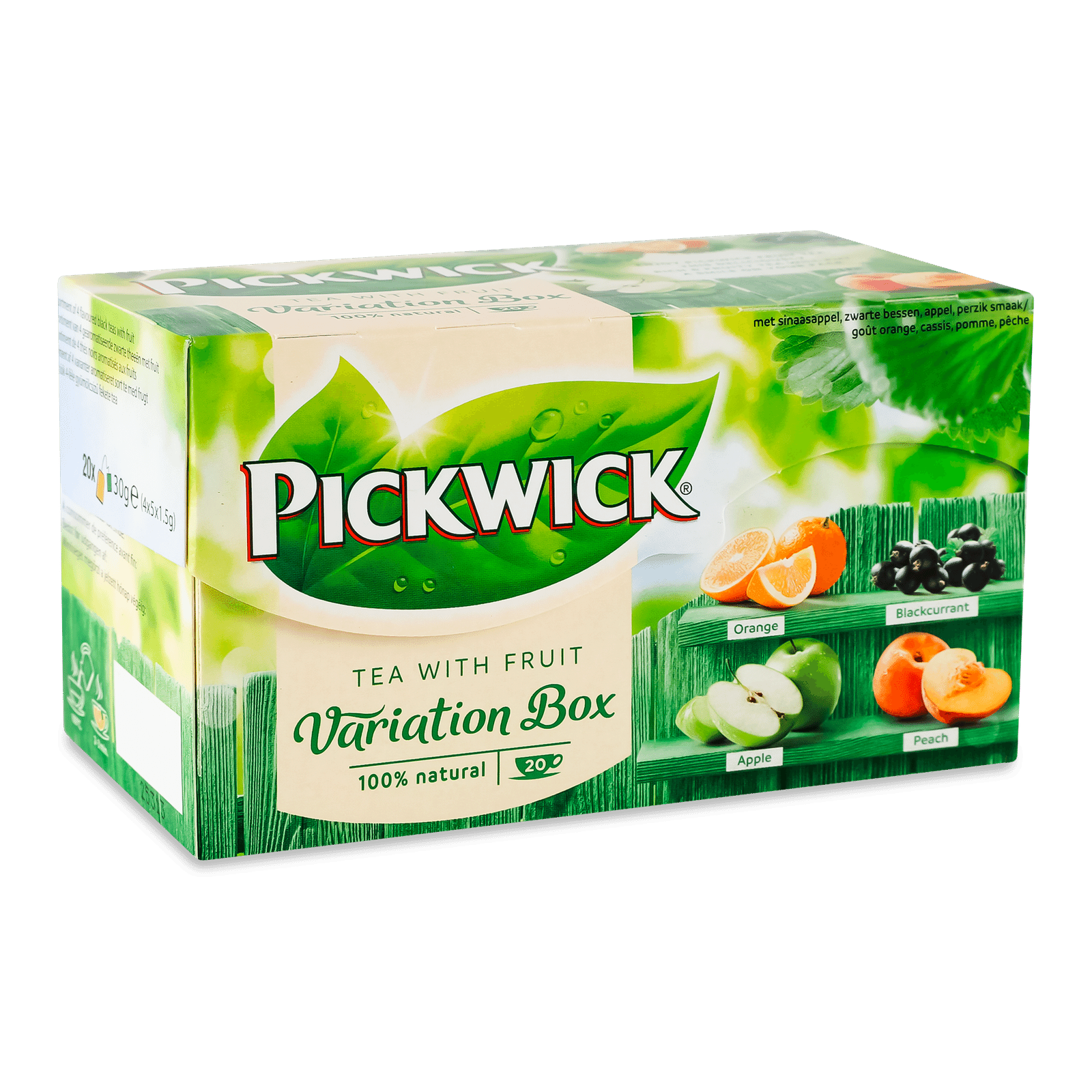 Чай чорний Pickwick Асорті зі шматочками фруктів 4х5х1,5г - 1
