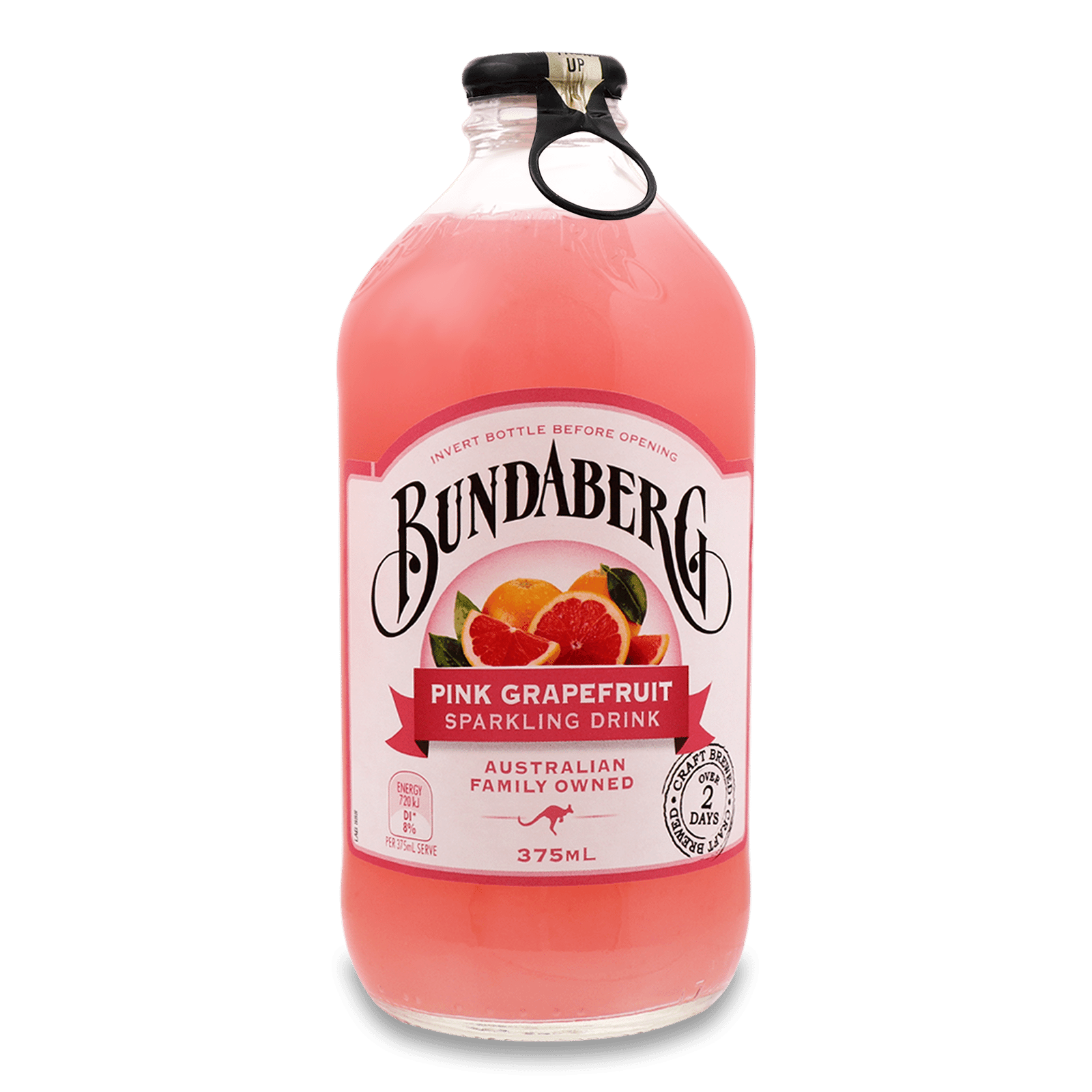 Напій Bundaberg Pink Grape-Fruit безалкогольний сильногазований - 1