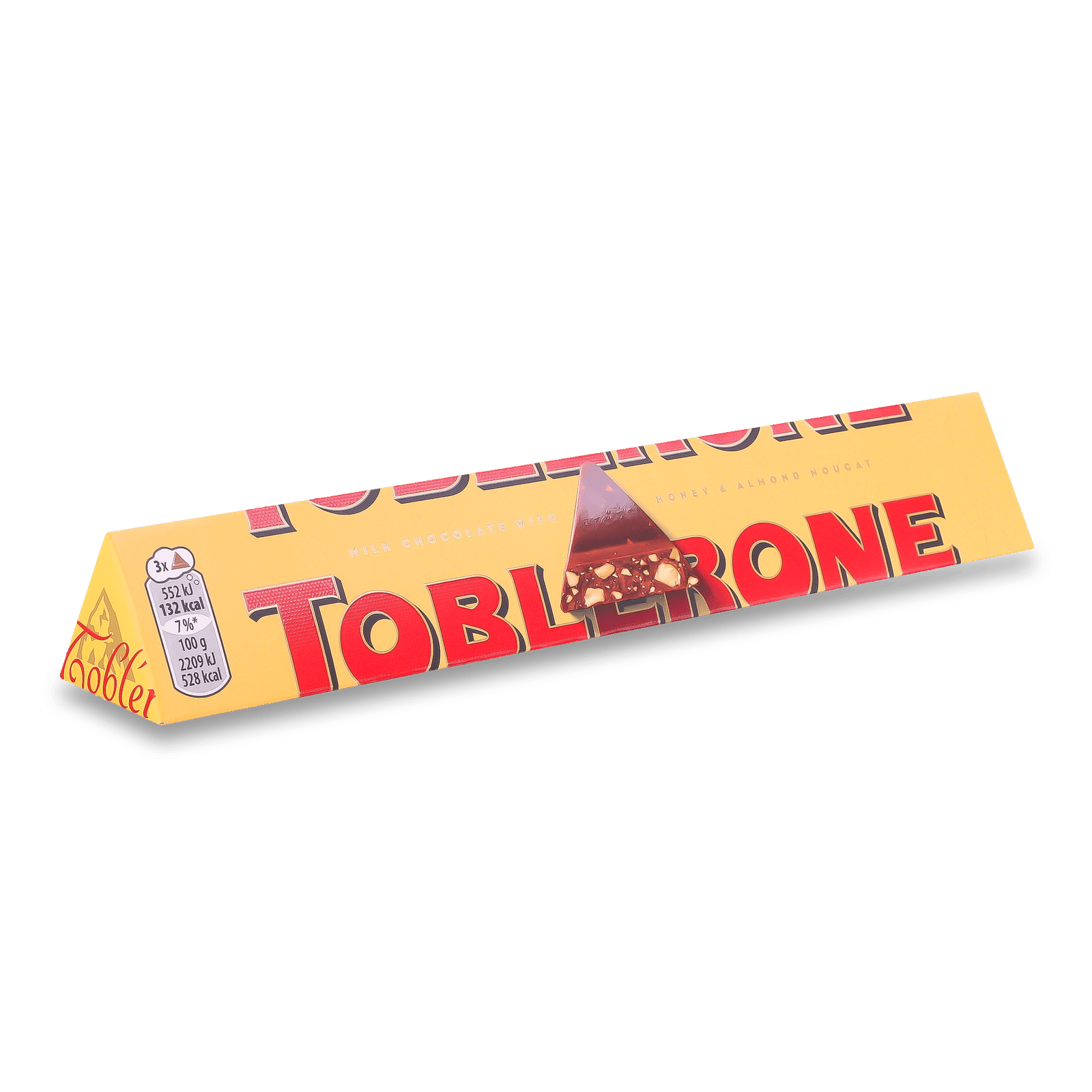 Шоколад молочний Toblerone з нугою з меду й мигдалю - 1
