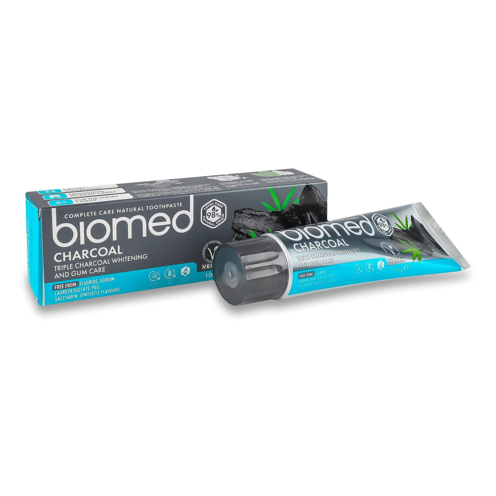 Паста зубна Biomed Charcoal - 1