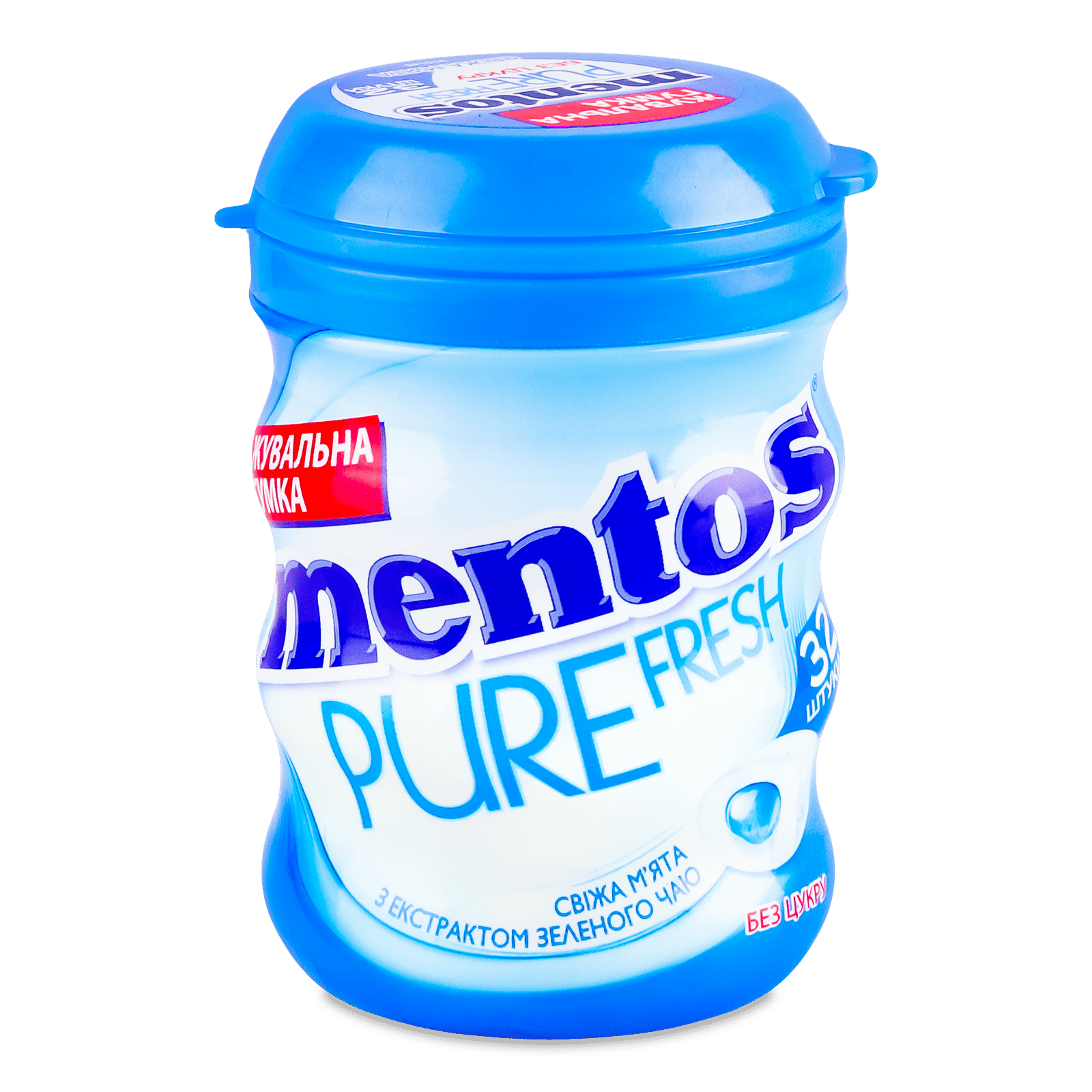 Гумка жувальна Mentos Pure fresh «Свіжа м'ята» - 1