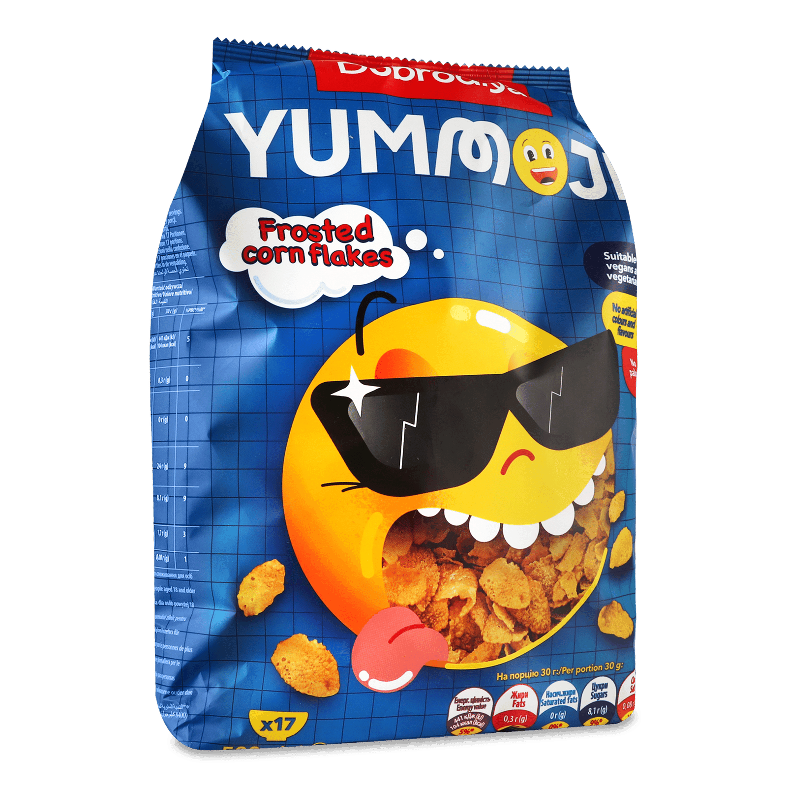 Пластівці Yummoji кукурудзяні глазуровані - 1