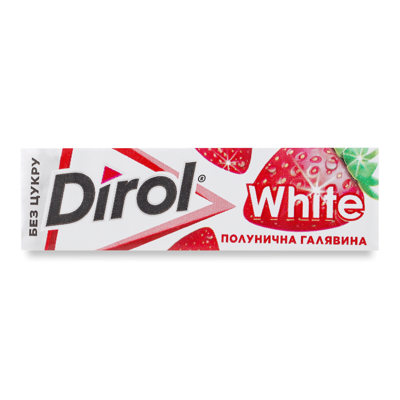 Гумка жувальна Dirol White «Полуниця» - 1