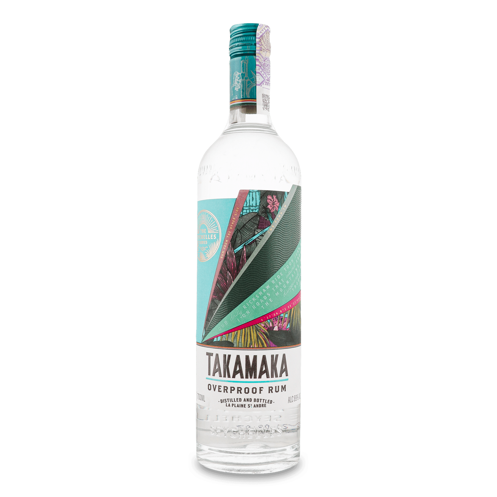 Ром Takamaka white overproof 69 rum - 1