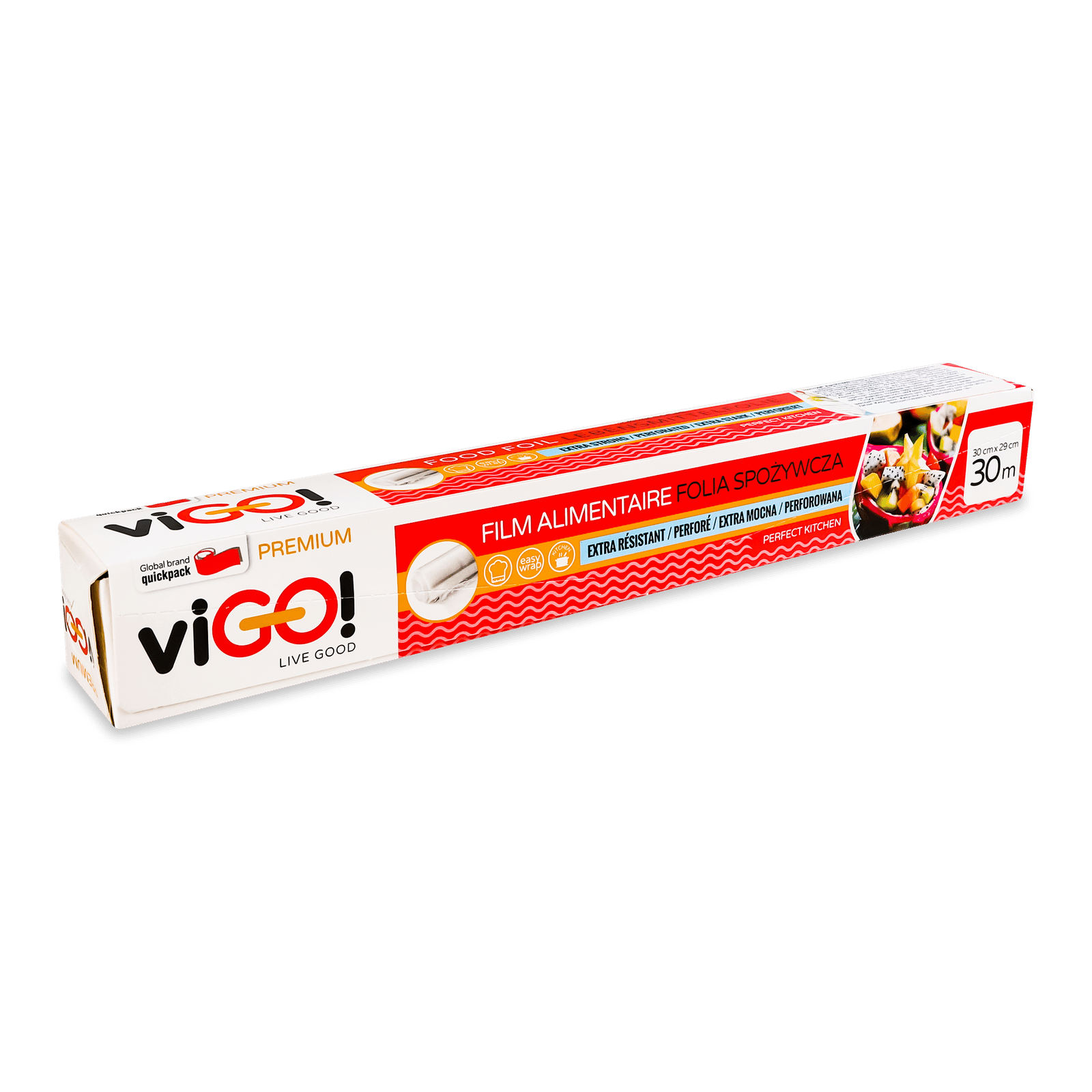 Плівка харчова viGO! Premium з перфорацією 30 м - 1