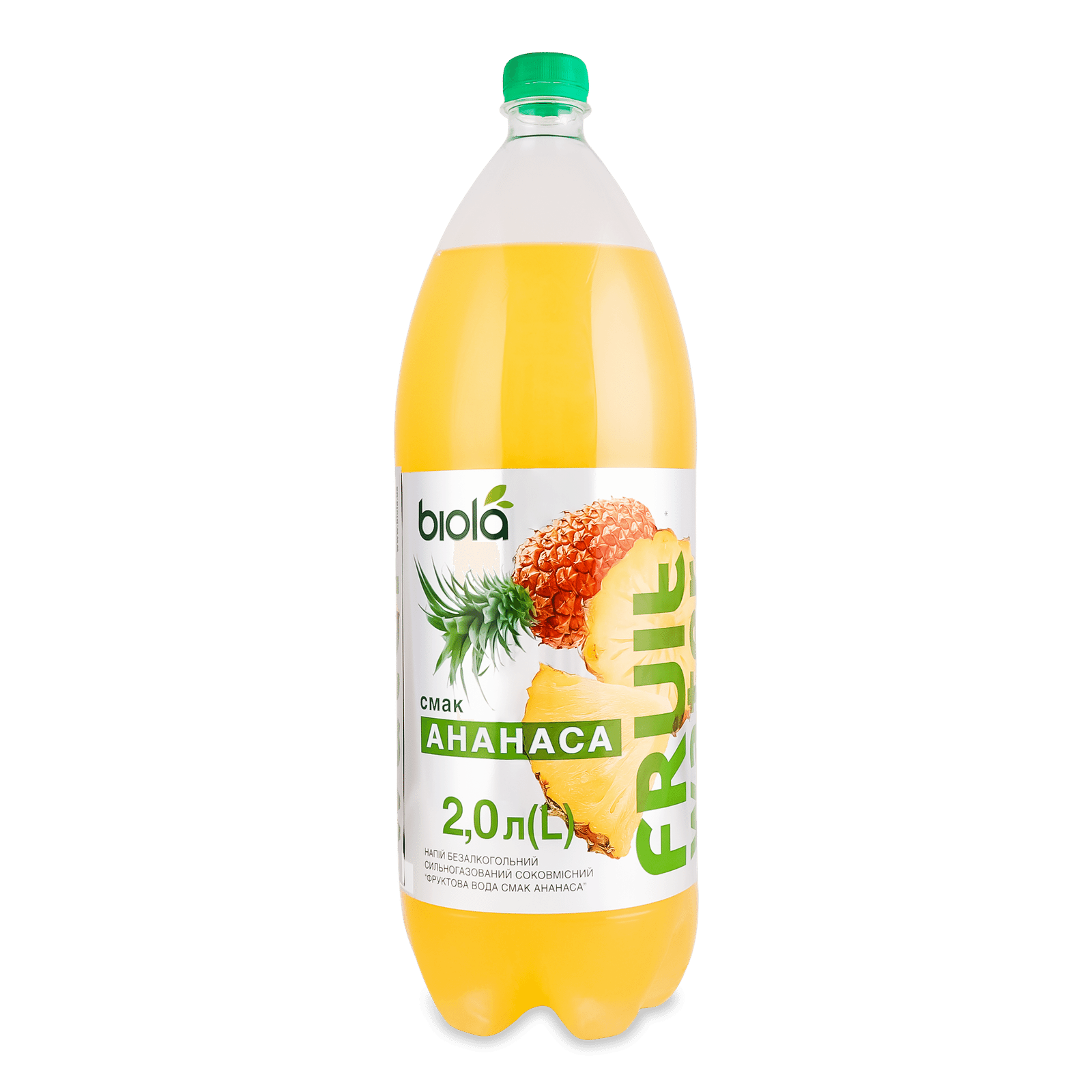 Напій соковмісний «Біола» фруктова вода зі смаком ананаса - 1