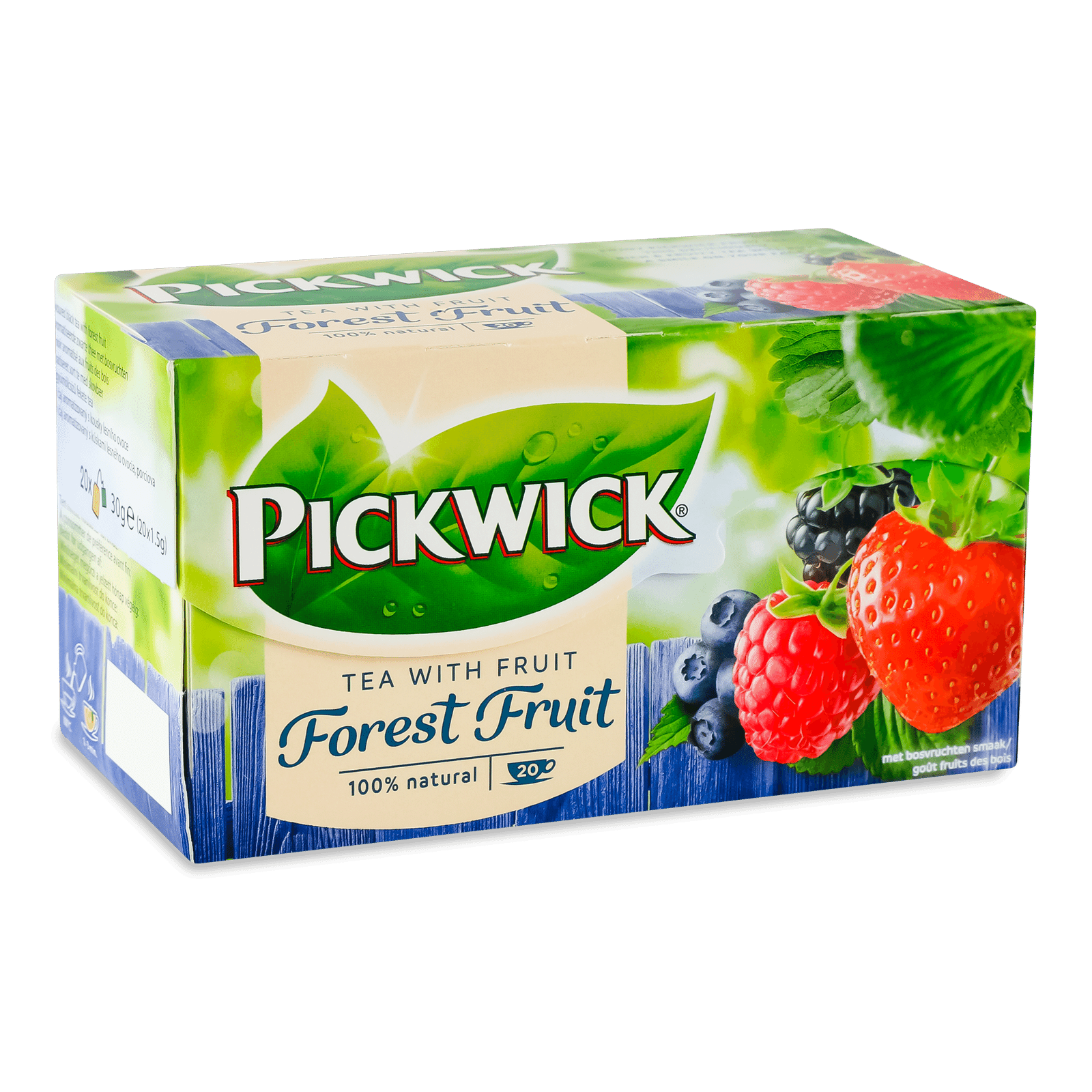 Чай чорний Pickwick ароматизований зі шматочками лісових ягід - 1