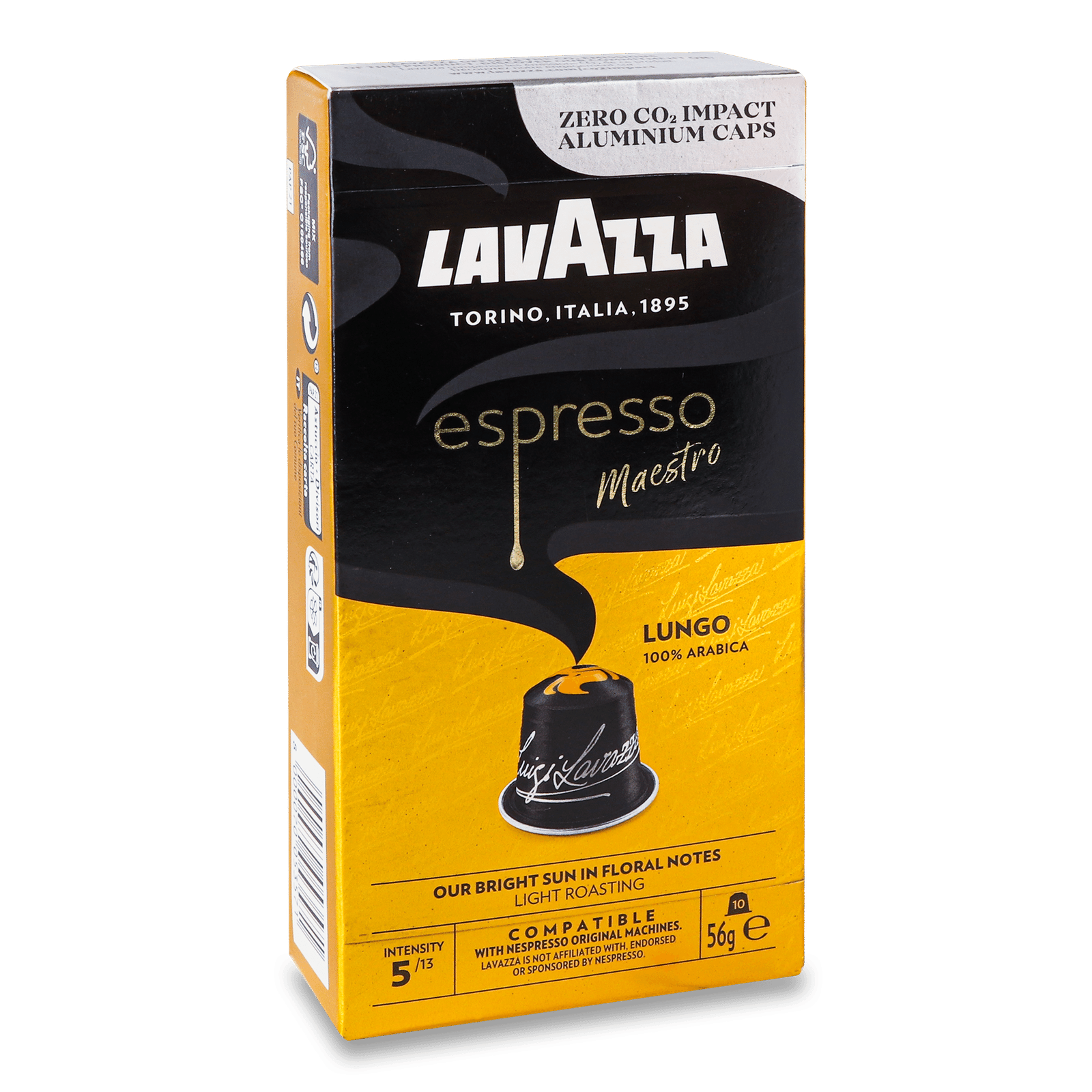 Кава мелена Lavazza Espresso Lungo 10 капсул - 1