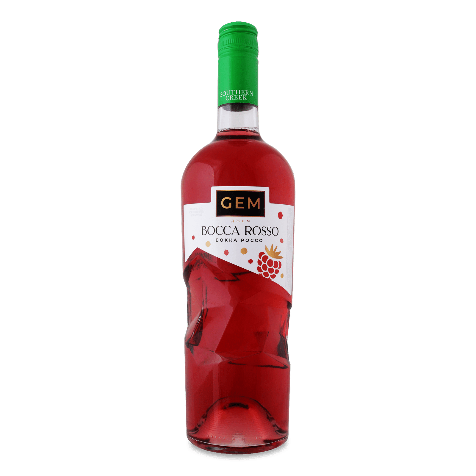 Напій винний Gem Bocca Rosso рожевий напівсолодкий - 1