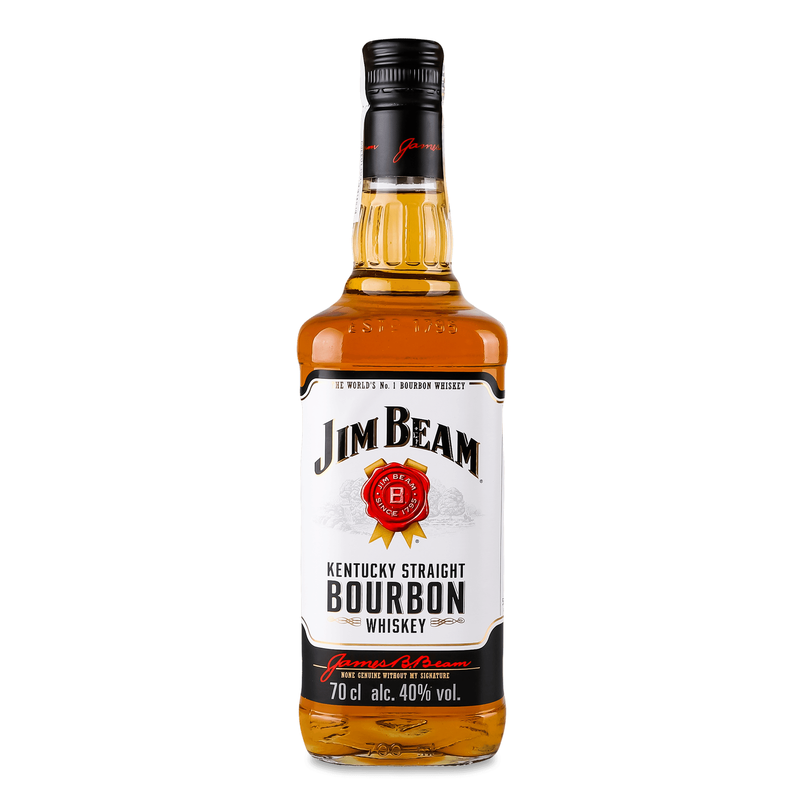 Віскі Jim Beam White Straight Bourbon - 1