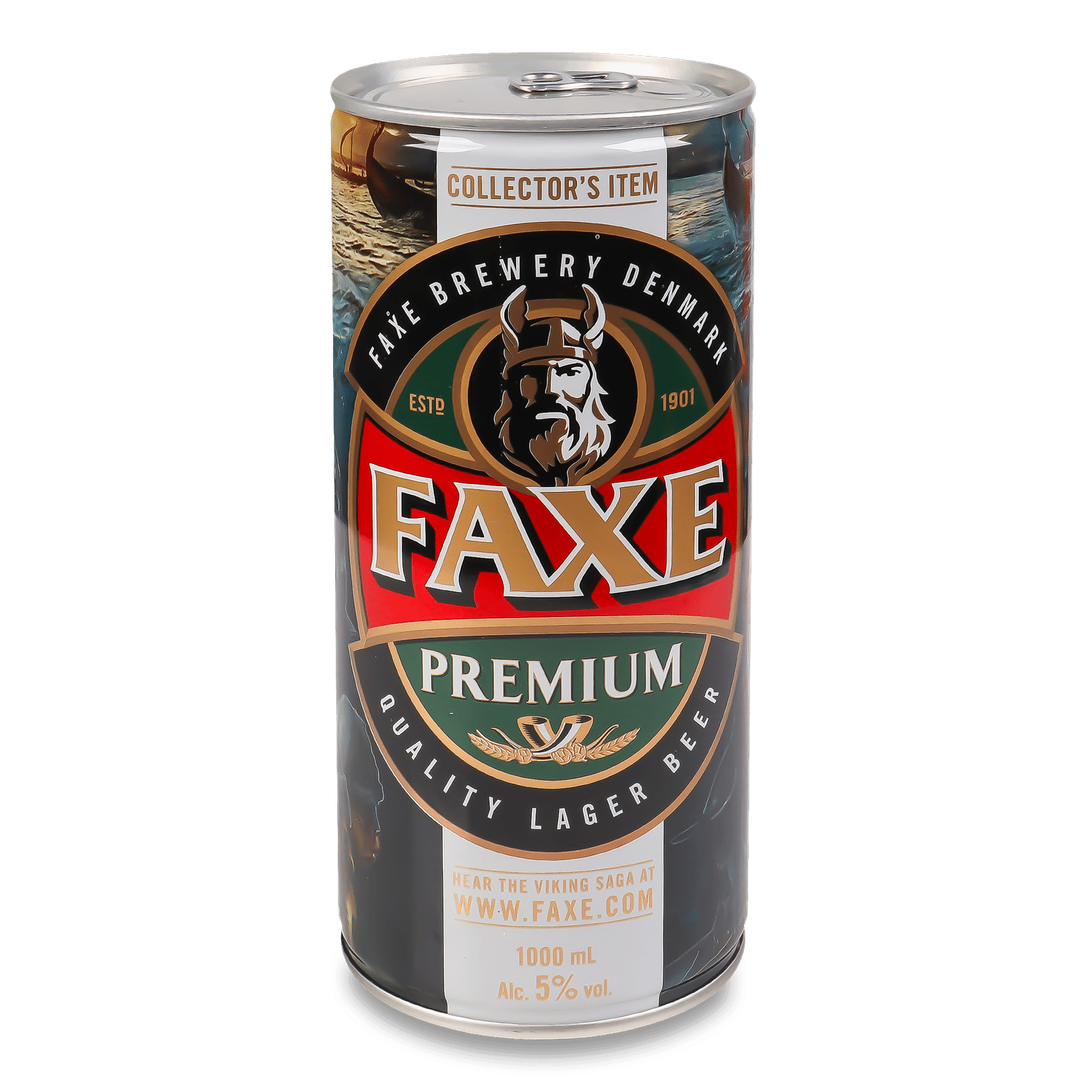 Пиво Faxe «Преміум» світле з/б - 1