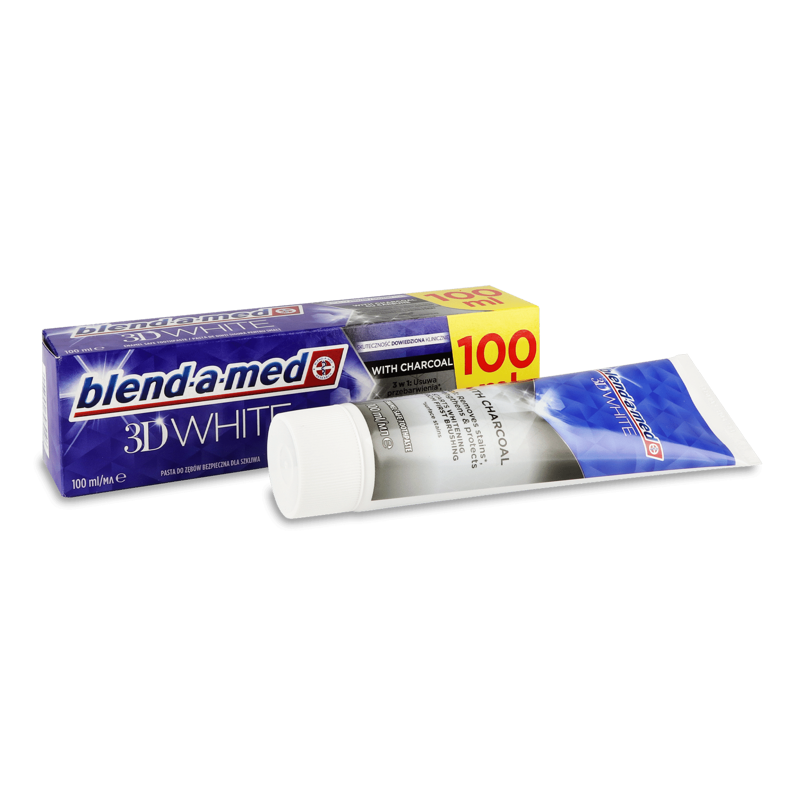 Паста зубна Blend-a-med 3D White з деревним вугіллям - 1