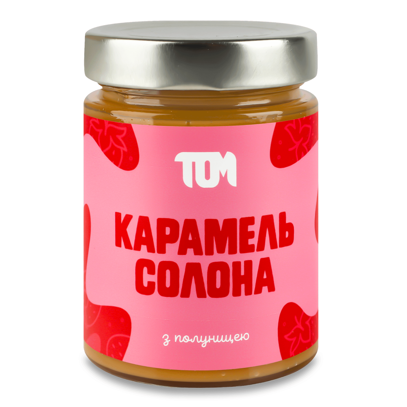 Карамель TOM солона з полуницею - 1