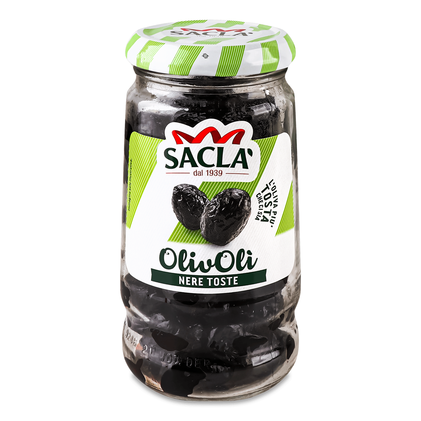 Оливки Sacla чорні в'ялені - 1