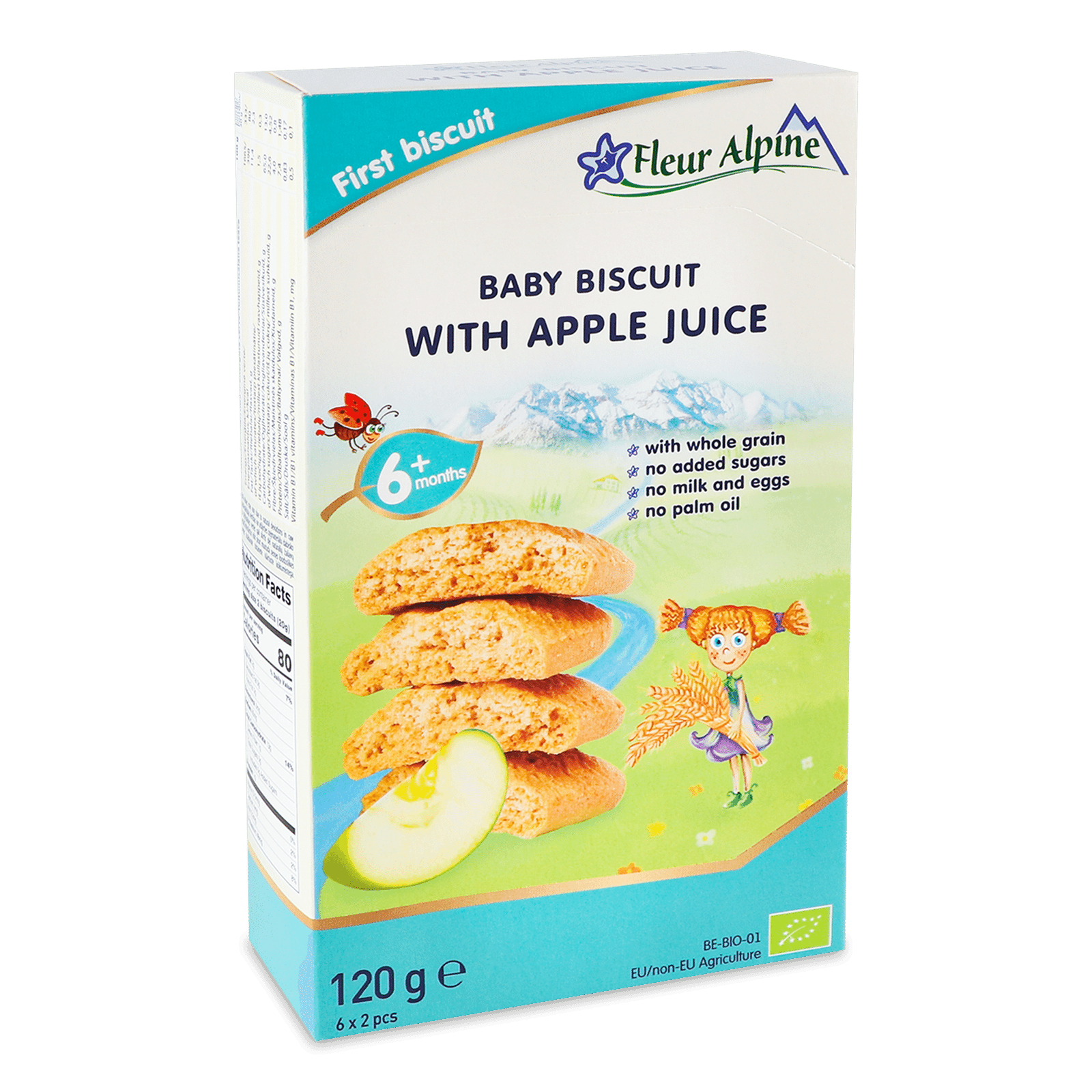 Печиво Fleur Alpine з яблучним соком - 1
