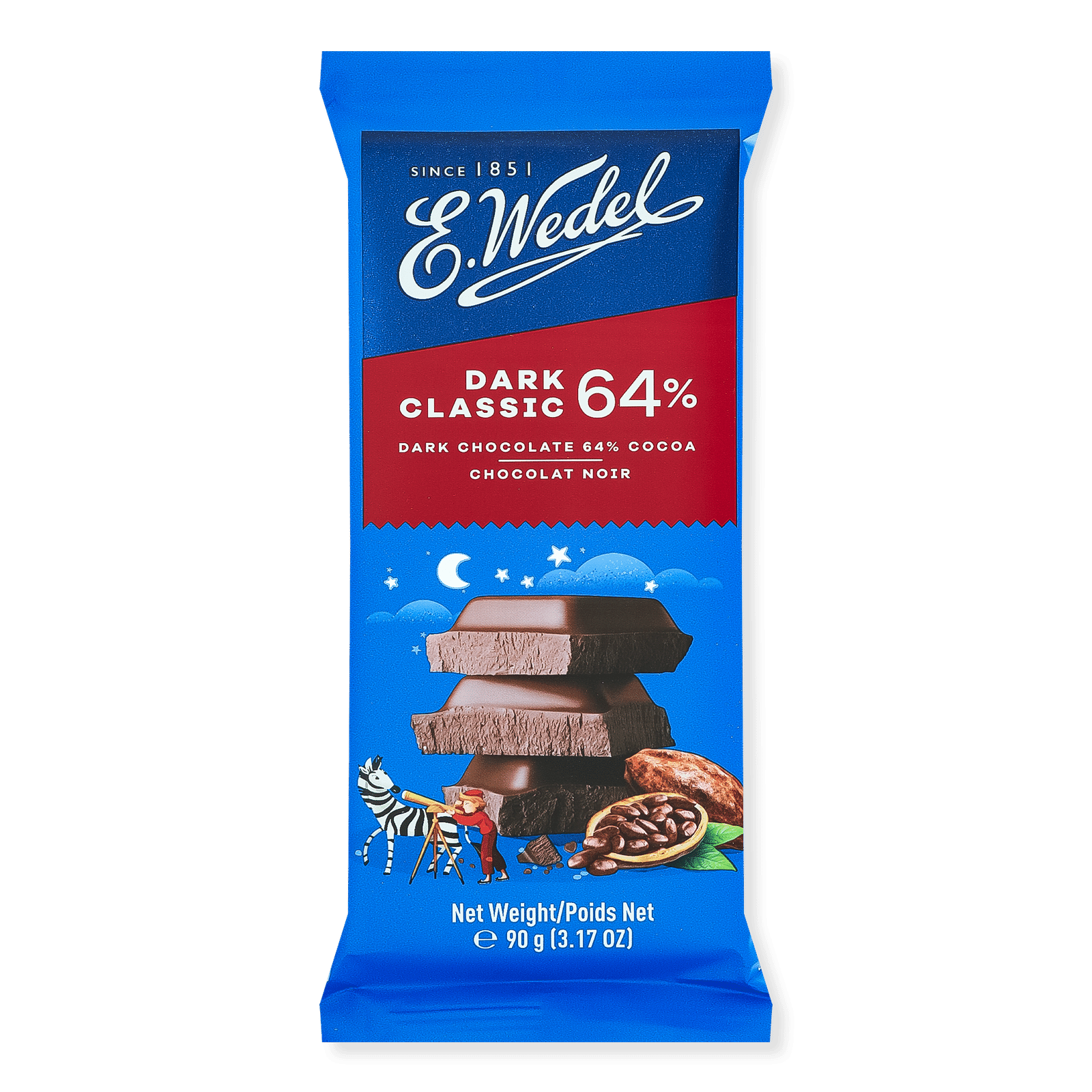 Шоколад чорний E.Wedel 64% - 1