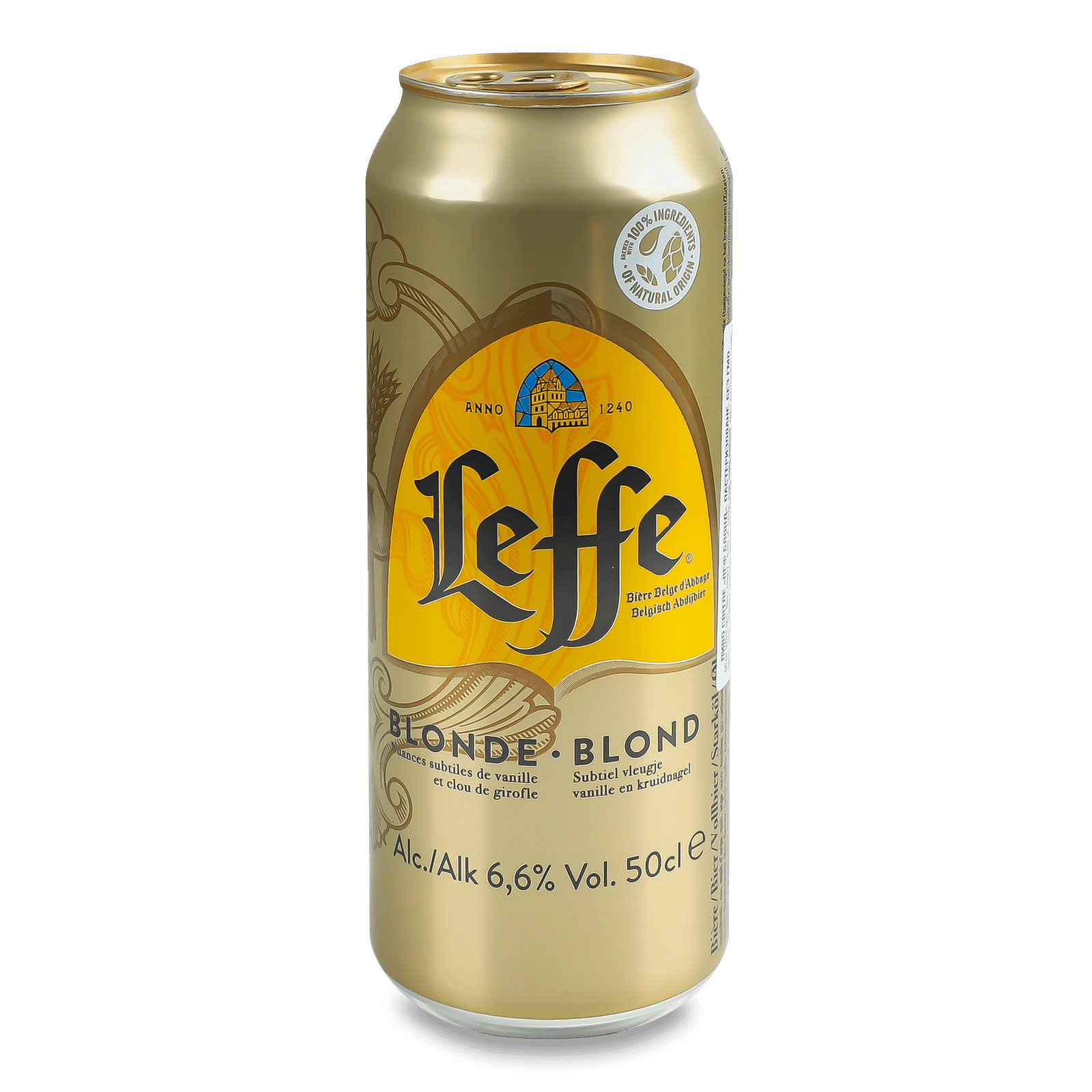 Пиво Leffe Blond з/б - 1