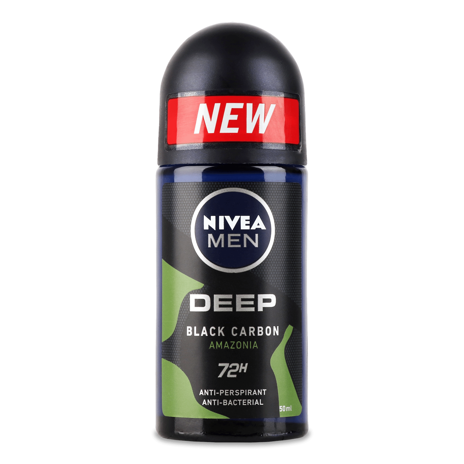Дезодорант роликовий Nivea Men Deep Black Carbon Amazon - 1
