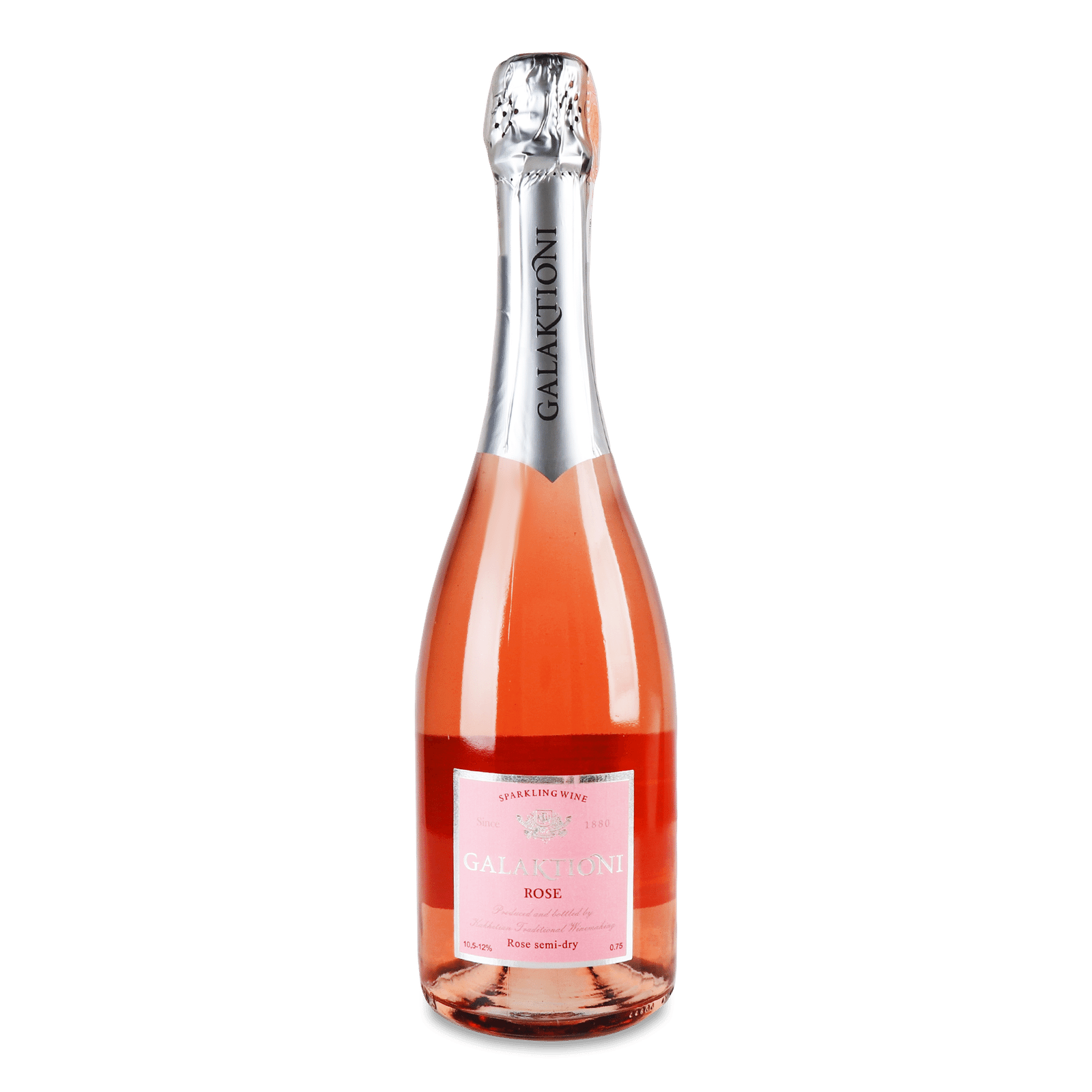 Вино ігристе Galaktioni Rose рожеве напівсухе - 1