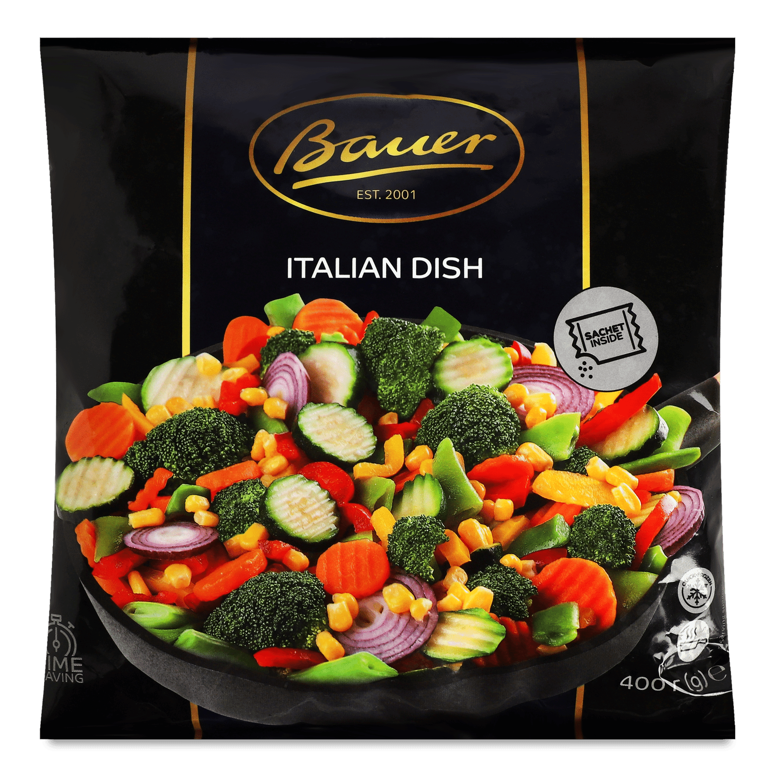 Суміш овочева Bauer Italian dish швидкозаморожена - 1