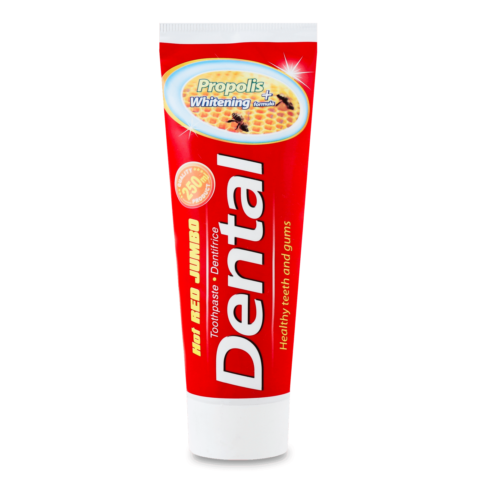 Паста зубна Dental Hot Red Jumbo Propolis + Whitening - 1
