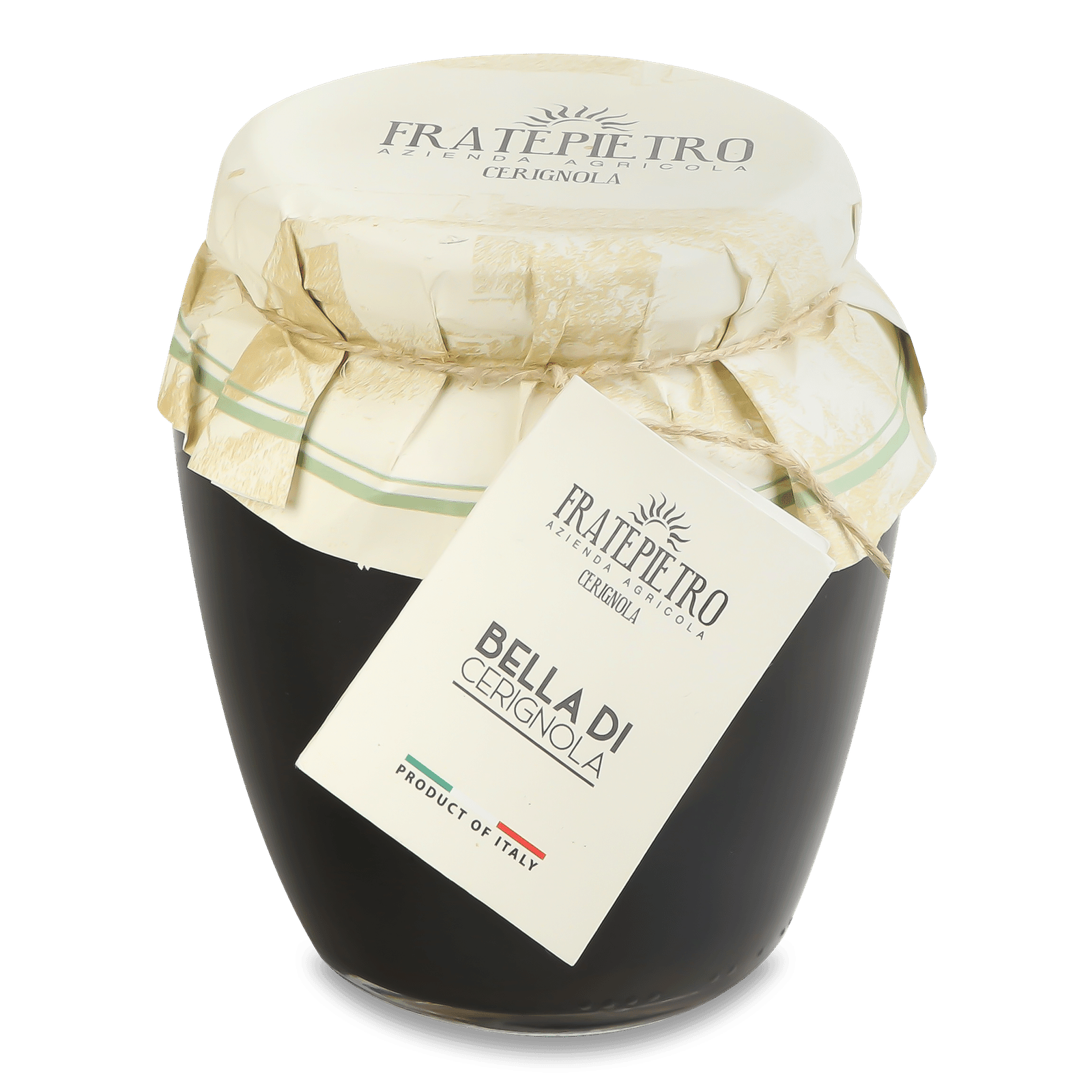 Маслини Bella di Cerignola GG супервеликі чорні - 1