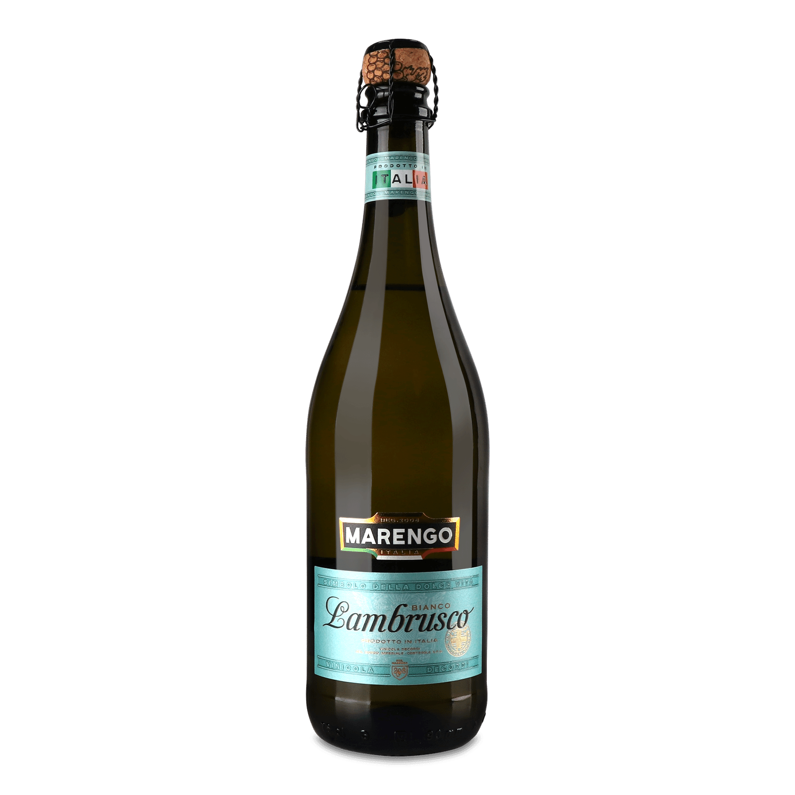 Вино Marengo Lambrusco біле напівсолодке газоване - 1