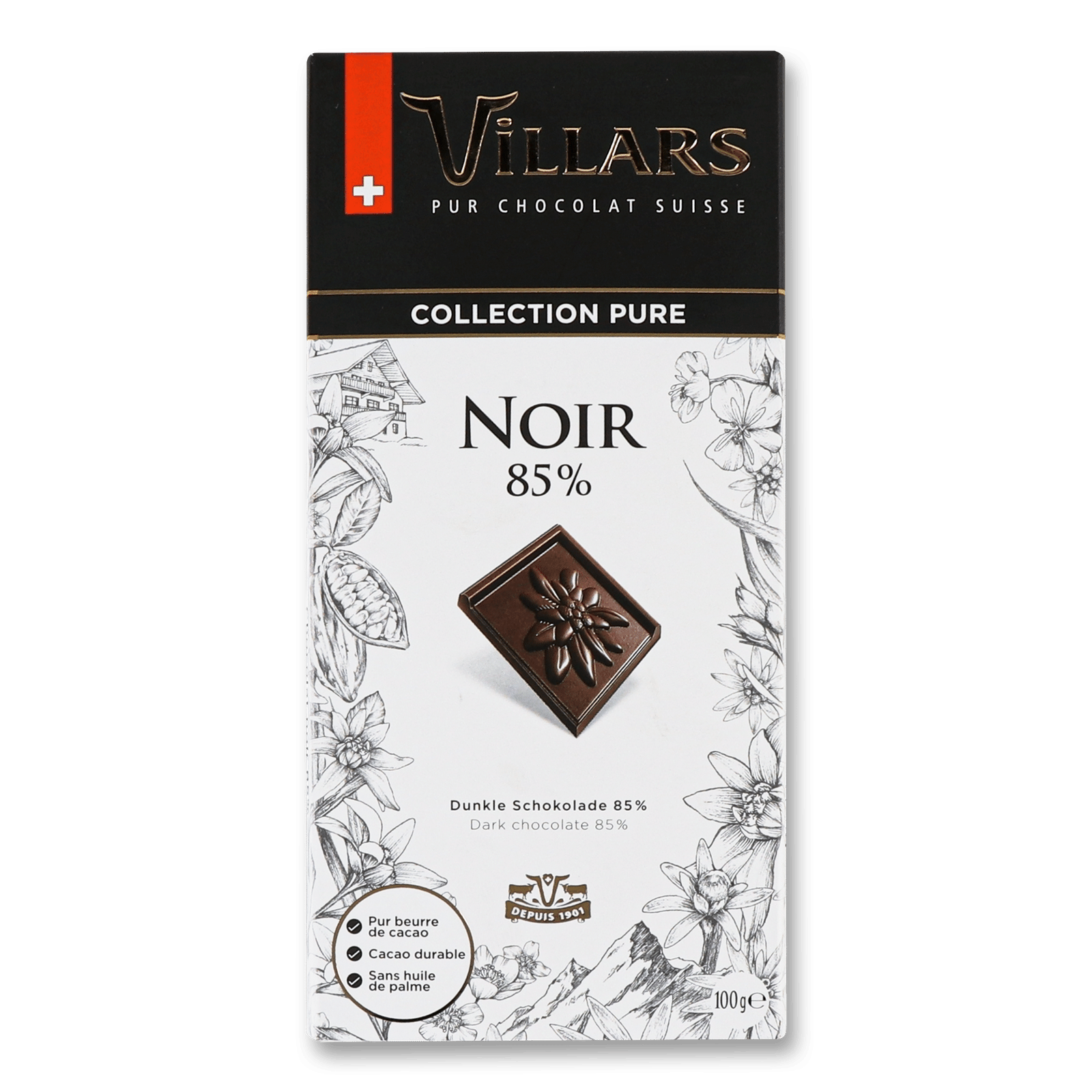 Шоколад чорний Villars 85% - 1