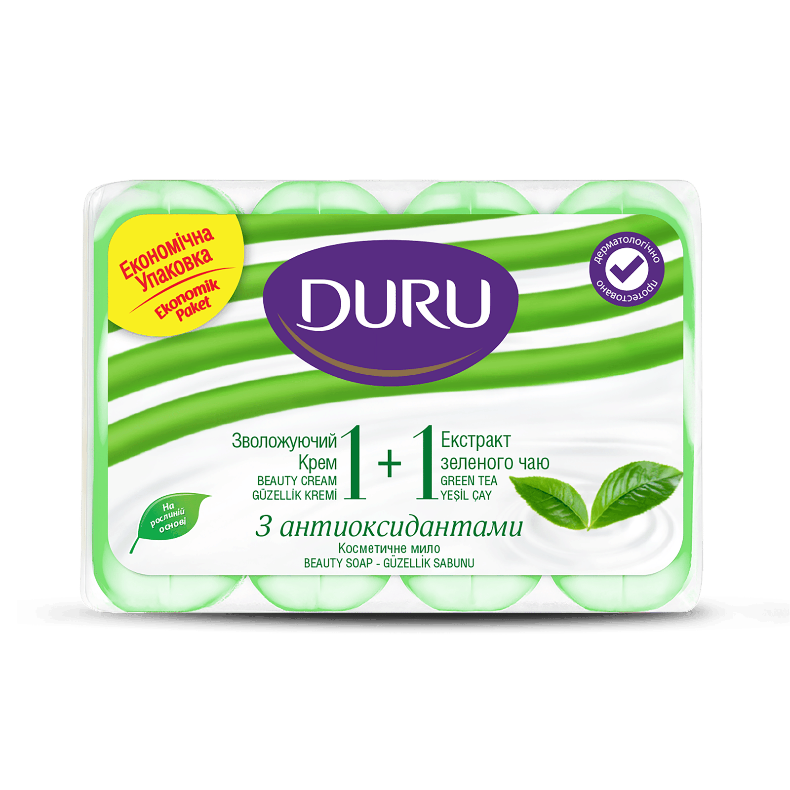 Крем-мило Duru зволожуючий крем та зелений чай - 1