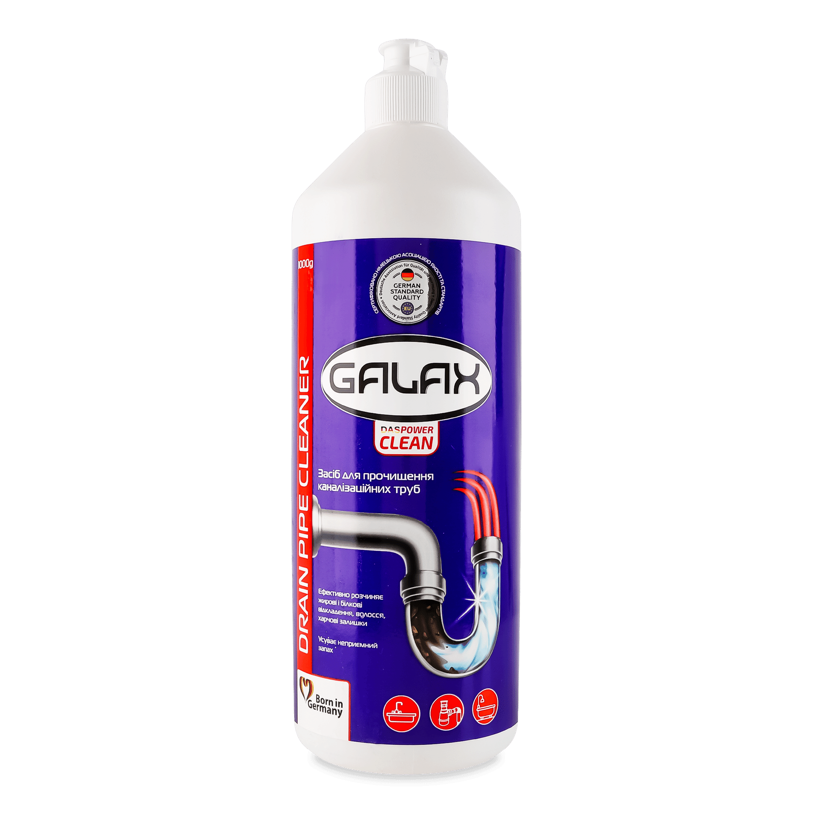 Засіб для прочищення труб Galax das Power Clean - 1