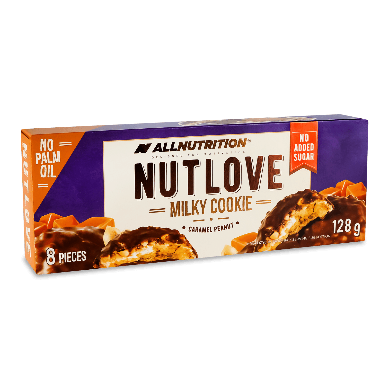 Печиво Allnutrition Nutlove з карам-арах в мол шок - 1