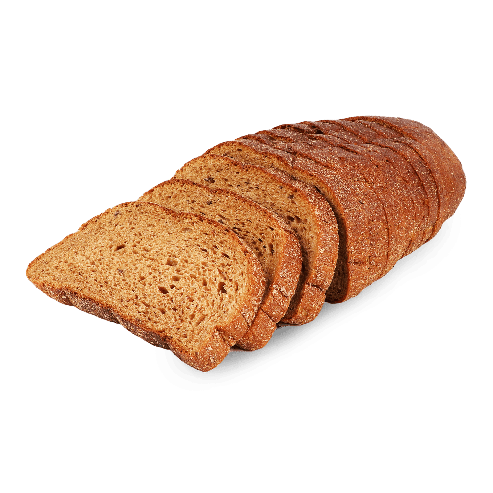 Хліб Київхліб Отаманський заварний нарізний половина - 1