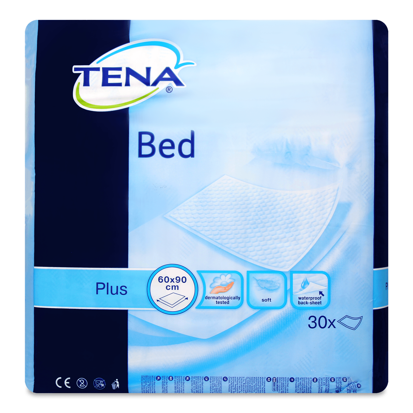 Пелюшки Tena Bed Plus 60X90 см - 1