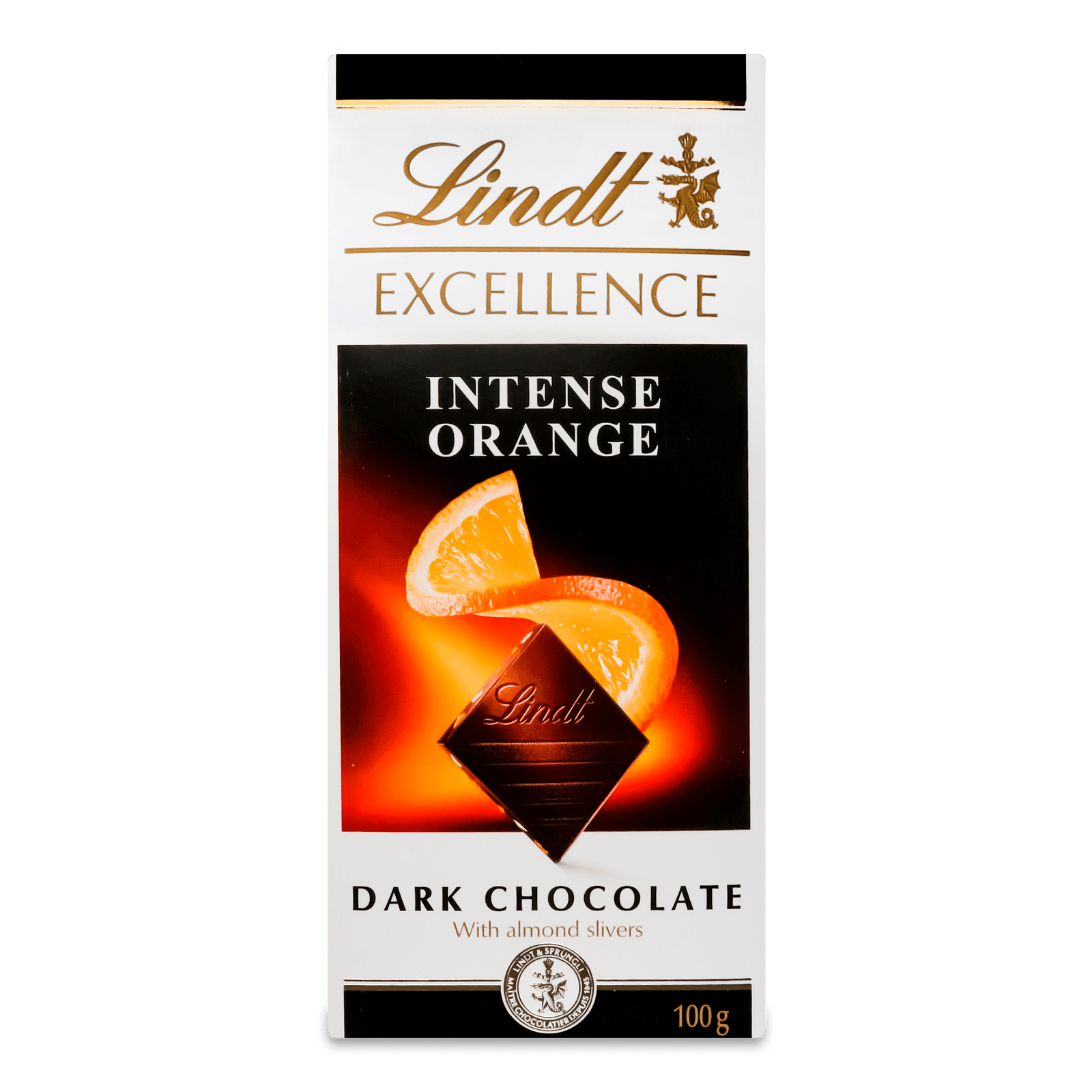 Шоколад Lindt Excellence швейцарський з апельсином - 1