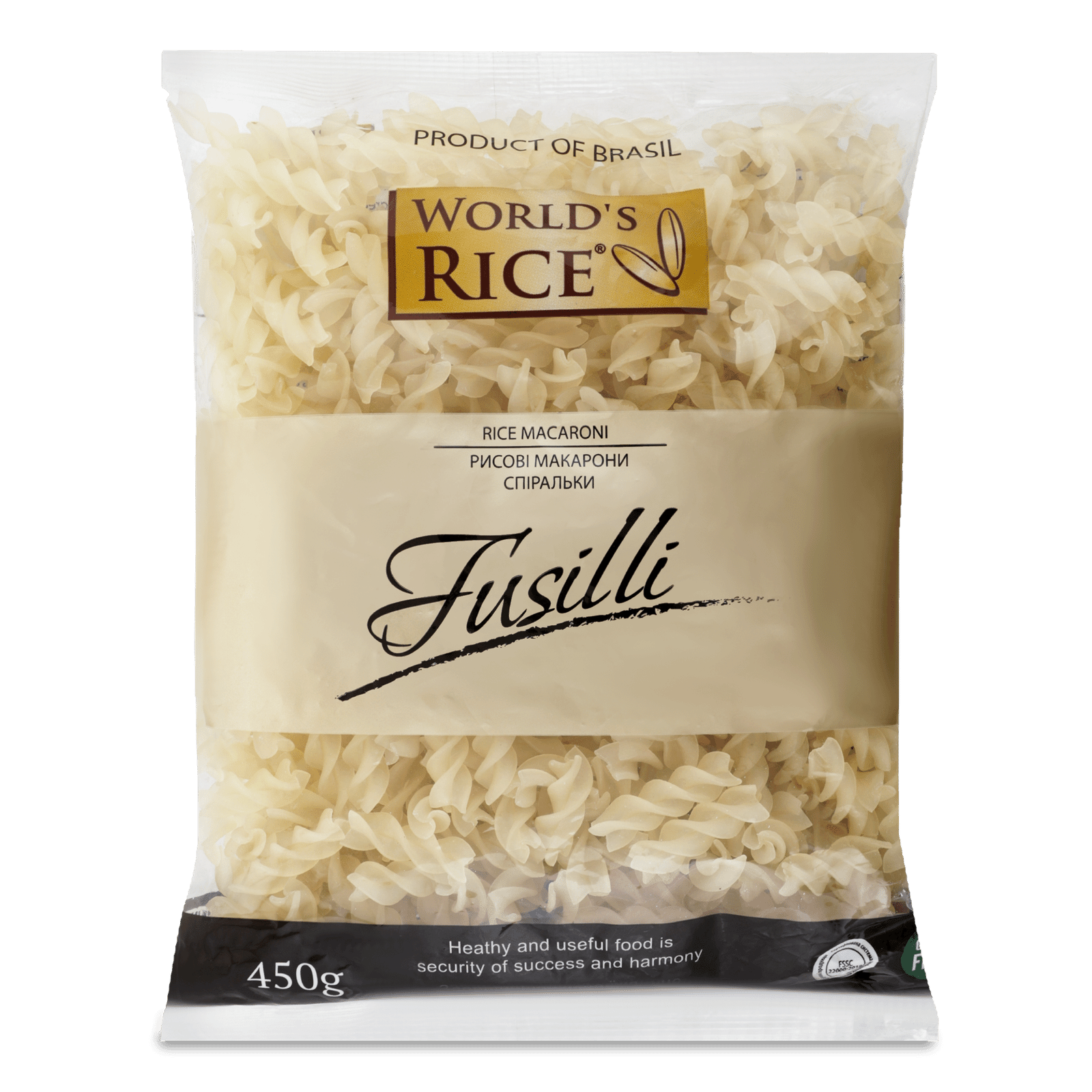 Макаронні вироби World's rice спіральки рисові - 1
