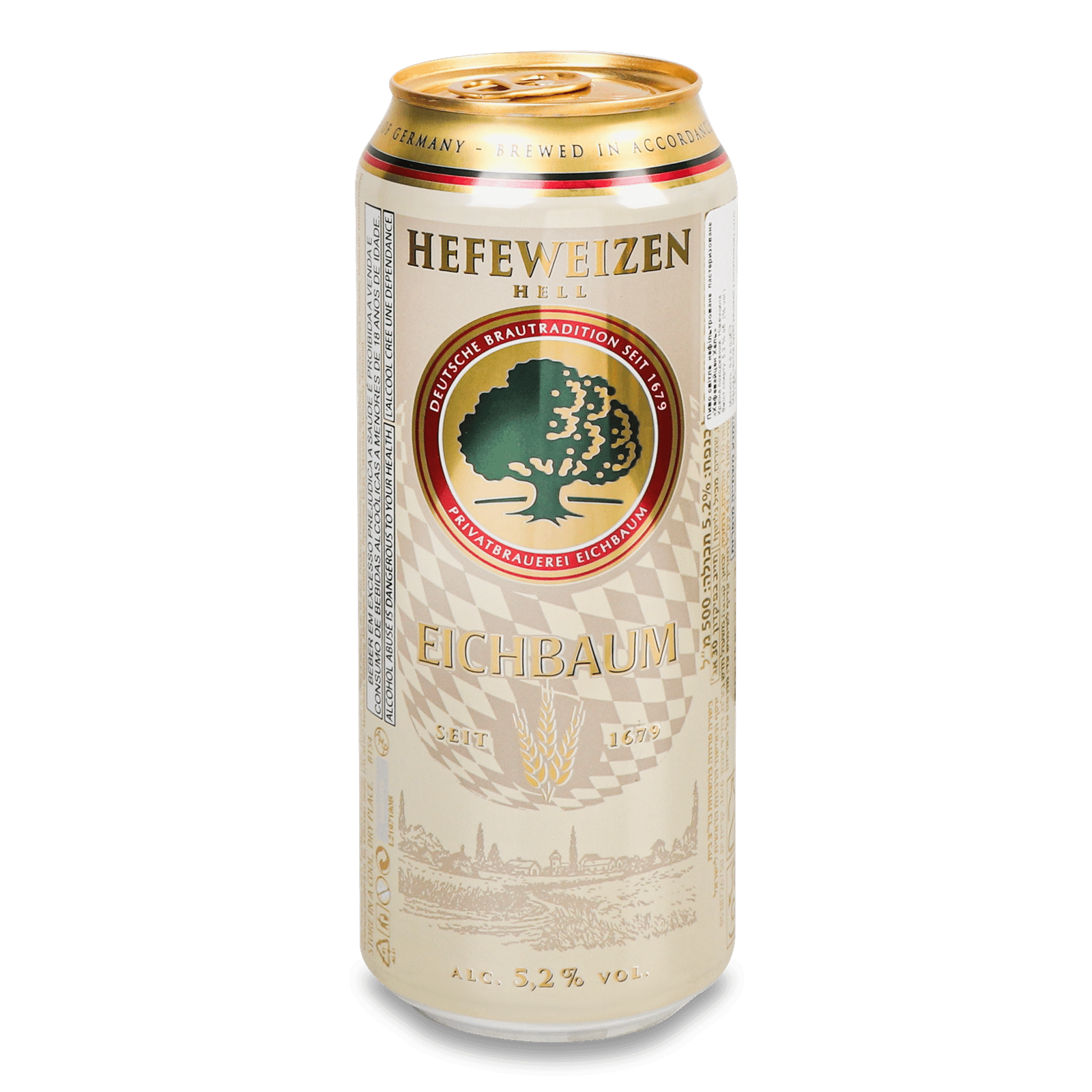 Пиво Eichbaum Premium Hefeweizen Hell світле нефільтроване - 1
