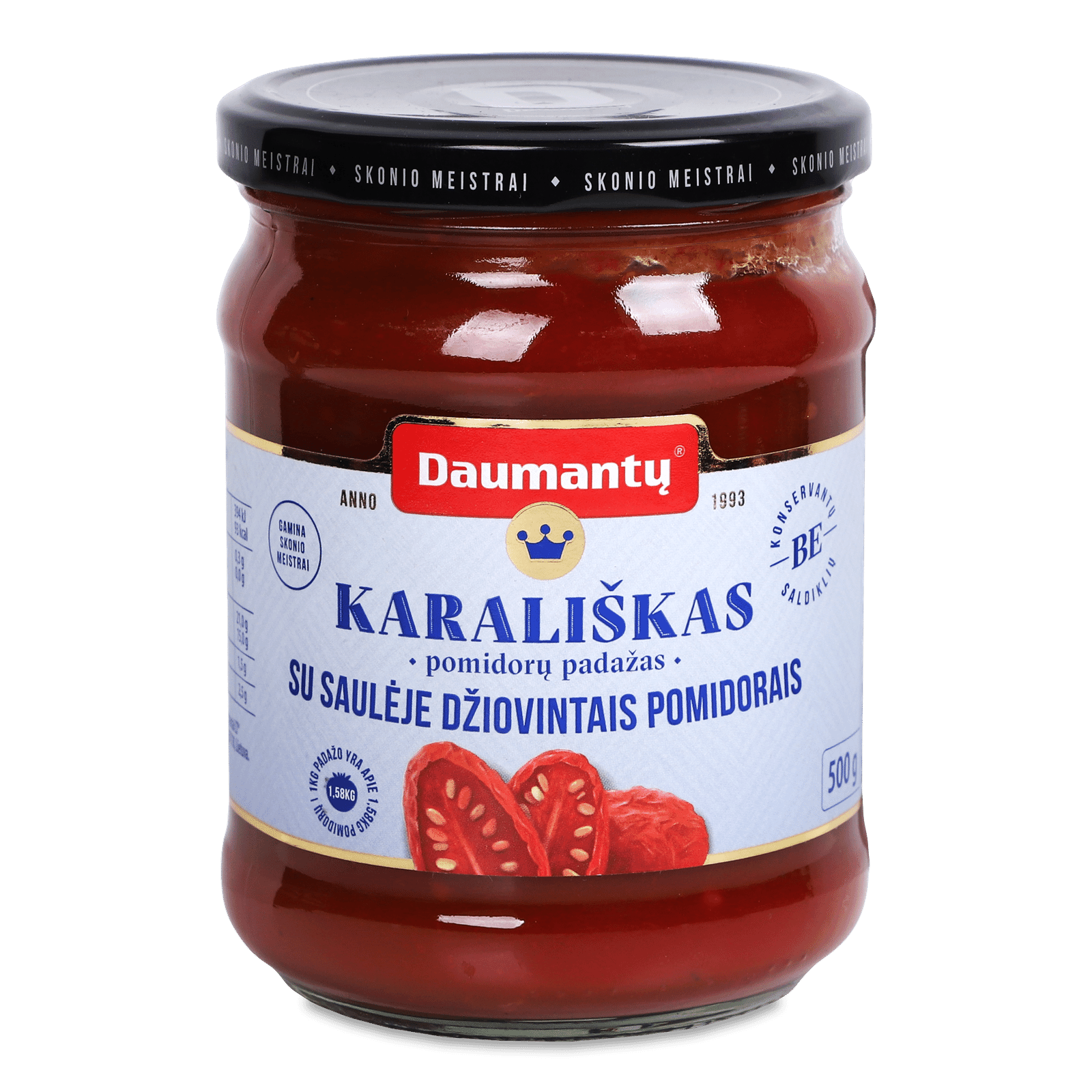 Соус томатний Daumantu Королівський в'ялені томати 30% - 1