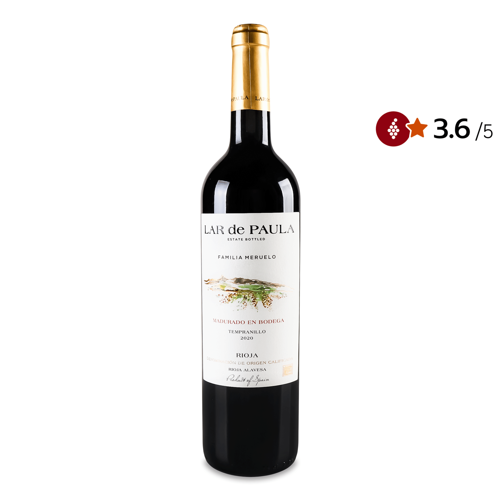 Вино Lar de Paula Tempranillo - 1