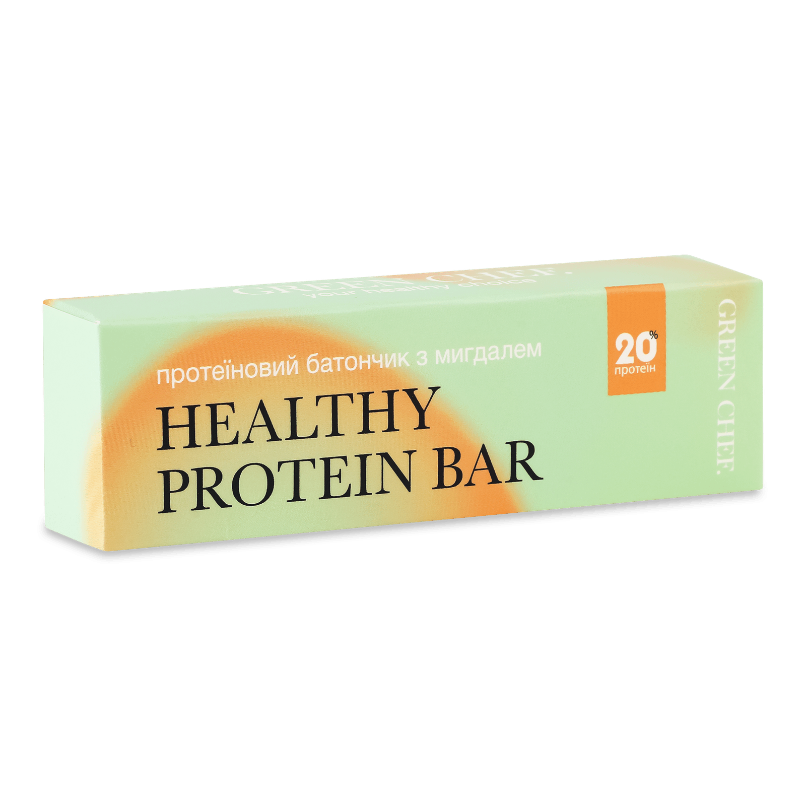 Батончик Green Chef Healthy Prot Bar протеїн мигдаль - 1