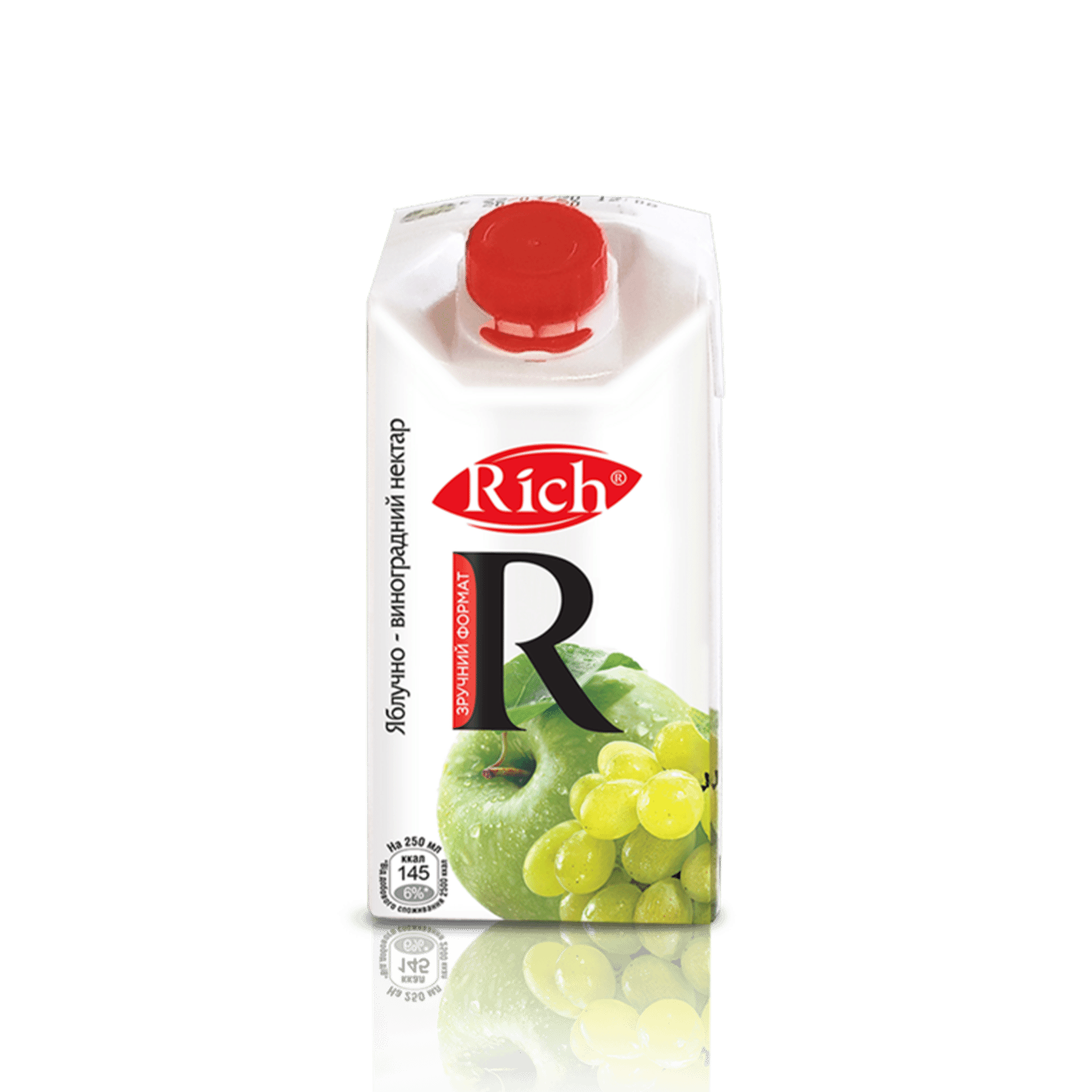 Нектар Rich яблучно-виноградний - 1