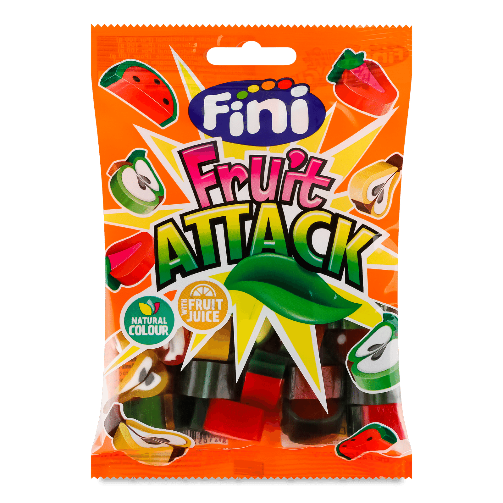 Цукерки  Fini Fruit Attack желейні - 1