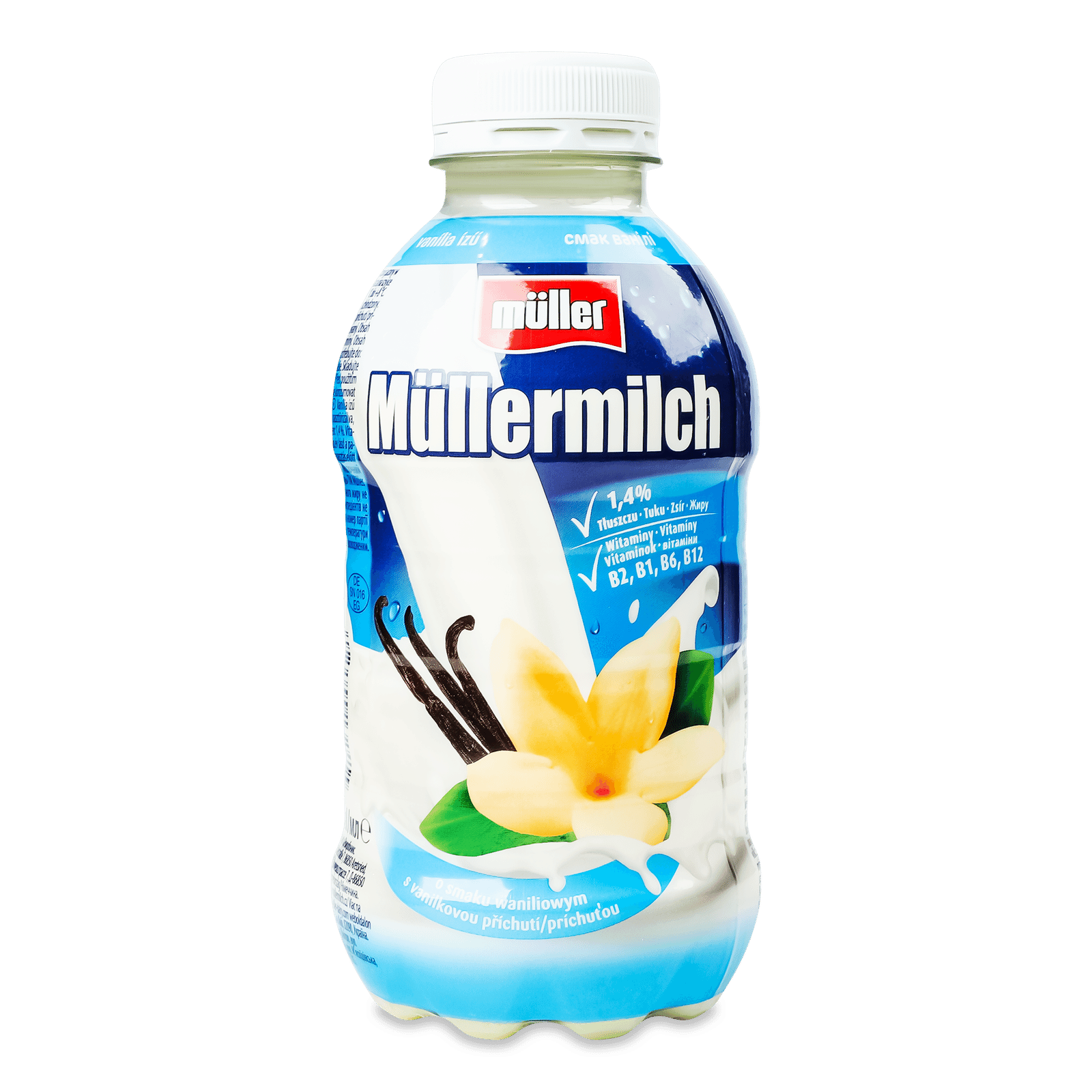 Напій молочний Mullermilch ваніль 1,4% - 1